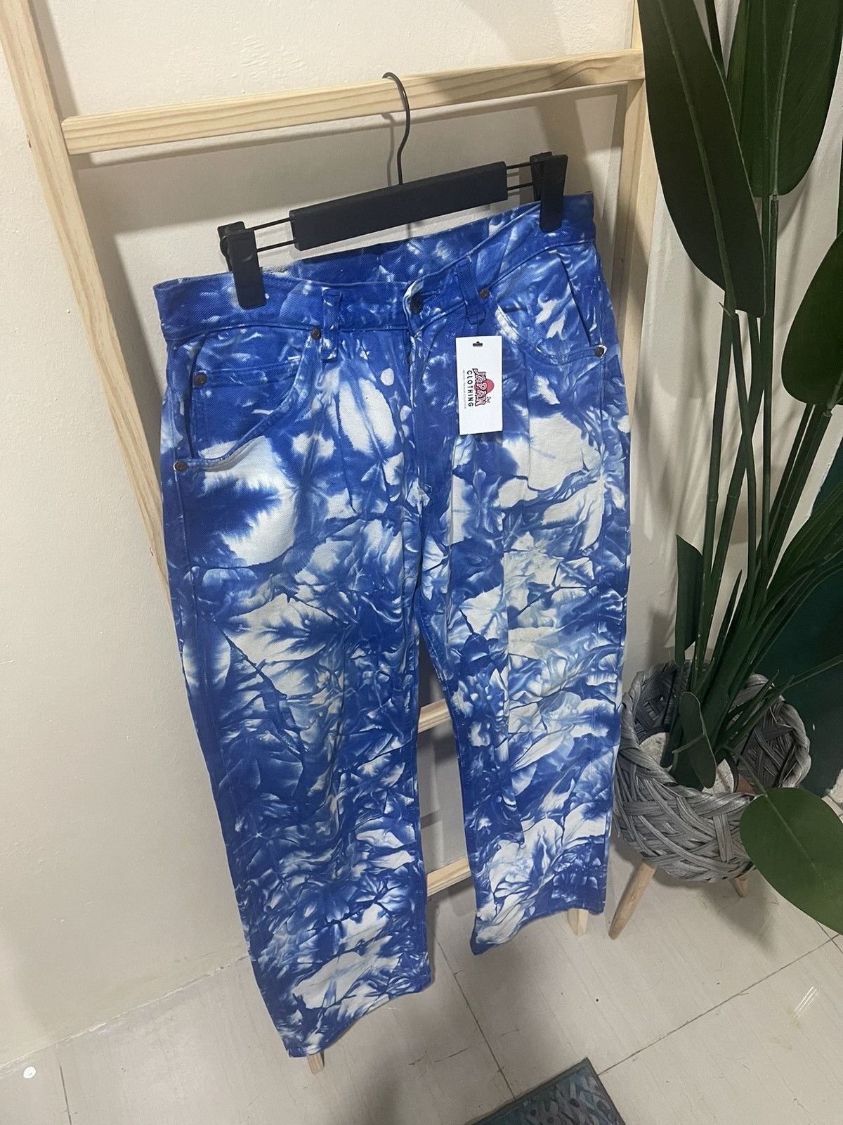 Lee RARE ! Lee Tye Dye Denim Pant Size US 31 - 3 Thumbnail