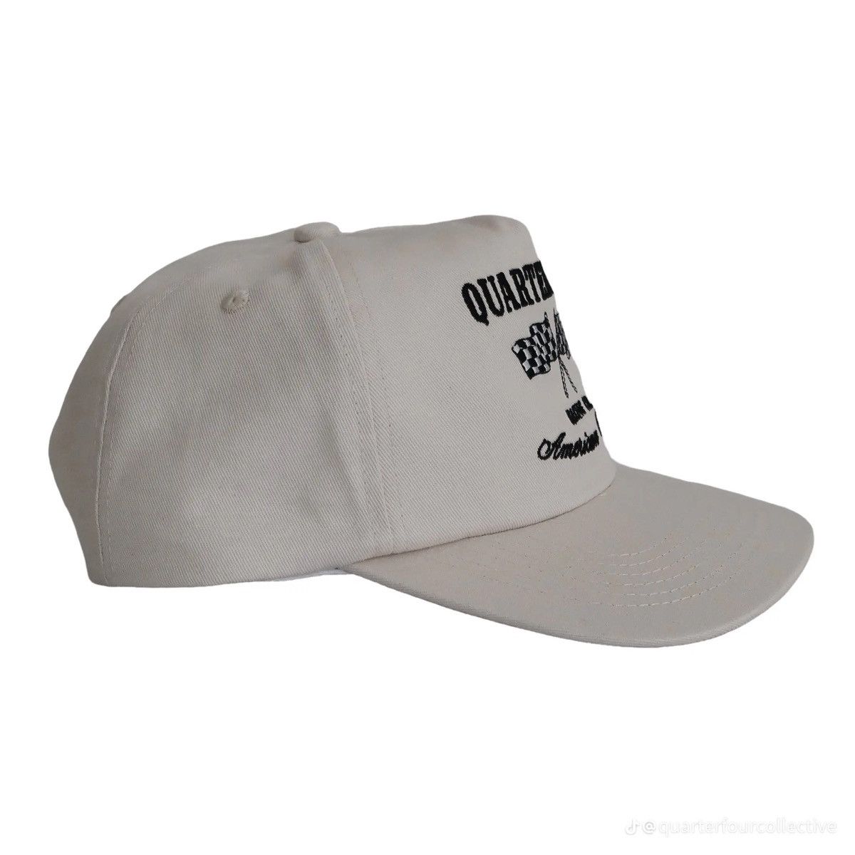 Other Quarter Four Collective racing co cream trucker hat Size ONE SIZE - 4 Thumbnail