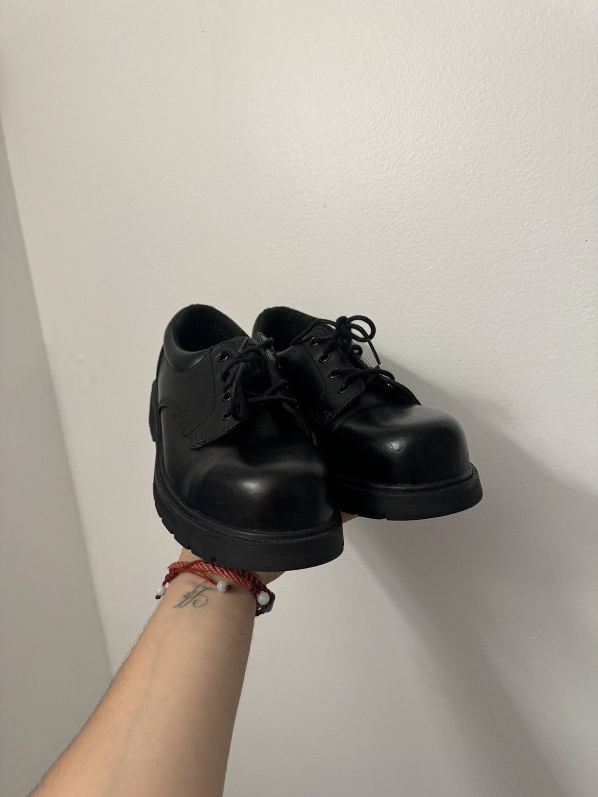 Vintage Military Steel Toe Derby’s Size US 12 / EU 45 - 2 Thumbnail