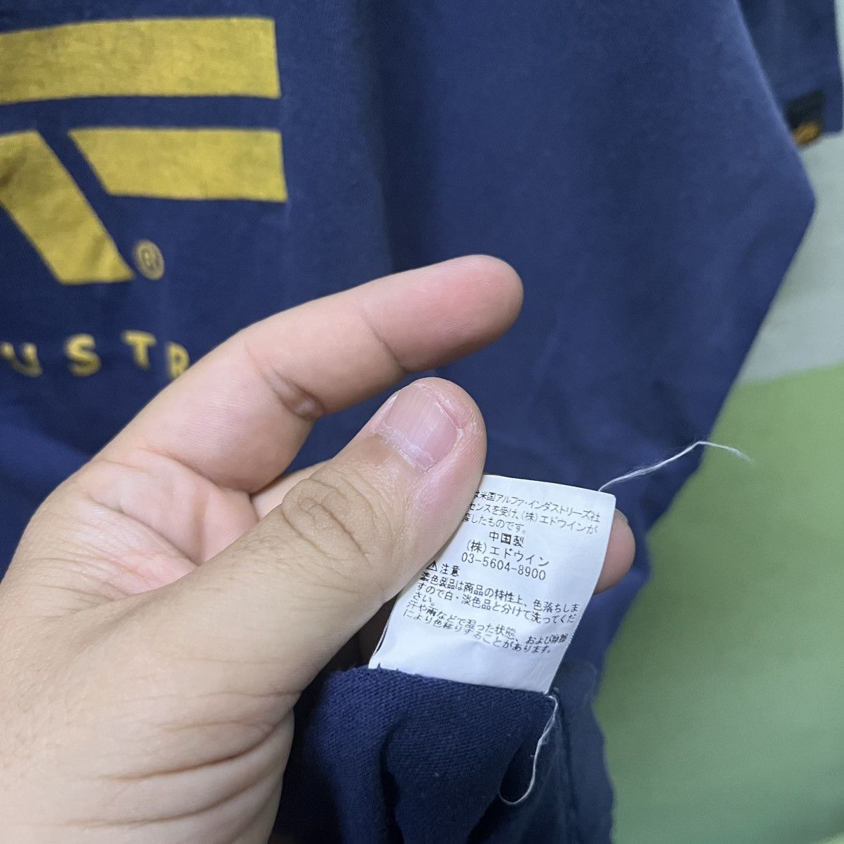 Alpha Industries Sunfaded Vintage Alpha Industries Logo Tees Size US L / EU 52-54 / 3 - 12 Thumbnail