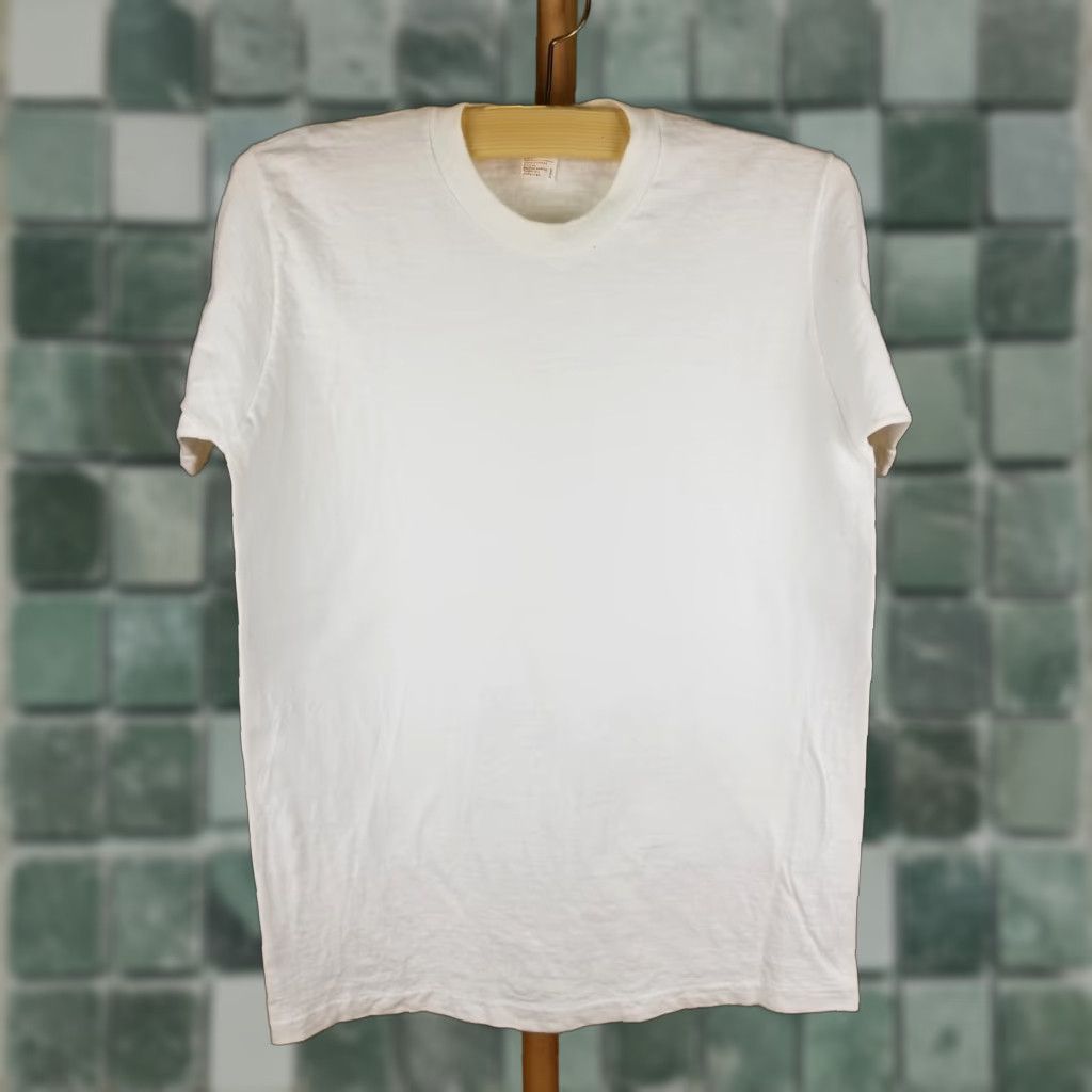 Penn VINTAGE JC PENNEY WHITE T-Shirt SINGLE STITCH Cotton Size M Mens Size US M / EU 48-50 / 2 - 1 Thumbnail