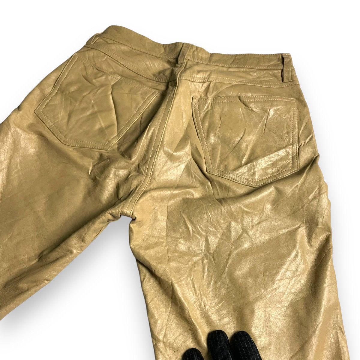 Genuine Leather VINTAGE JOHN BULL GENUINE LEATHER PANTS Size US 28 / EU 44 - 8 Thumbnail
