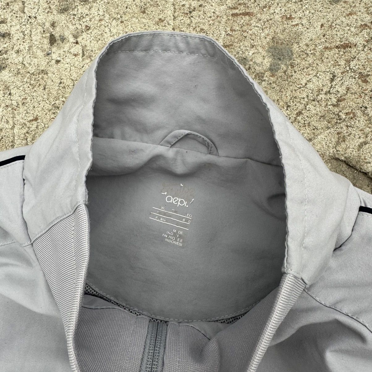 Nike × Vintage Vintage Nike Zip Sweater Windbreaker Small Swoosh Y2K 00s Size US XXL / EU 58 / 5 - 6 Thumbnail