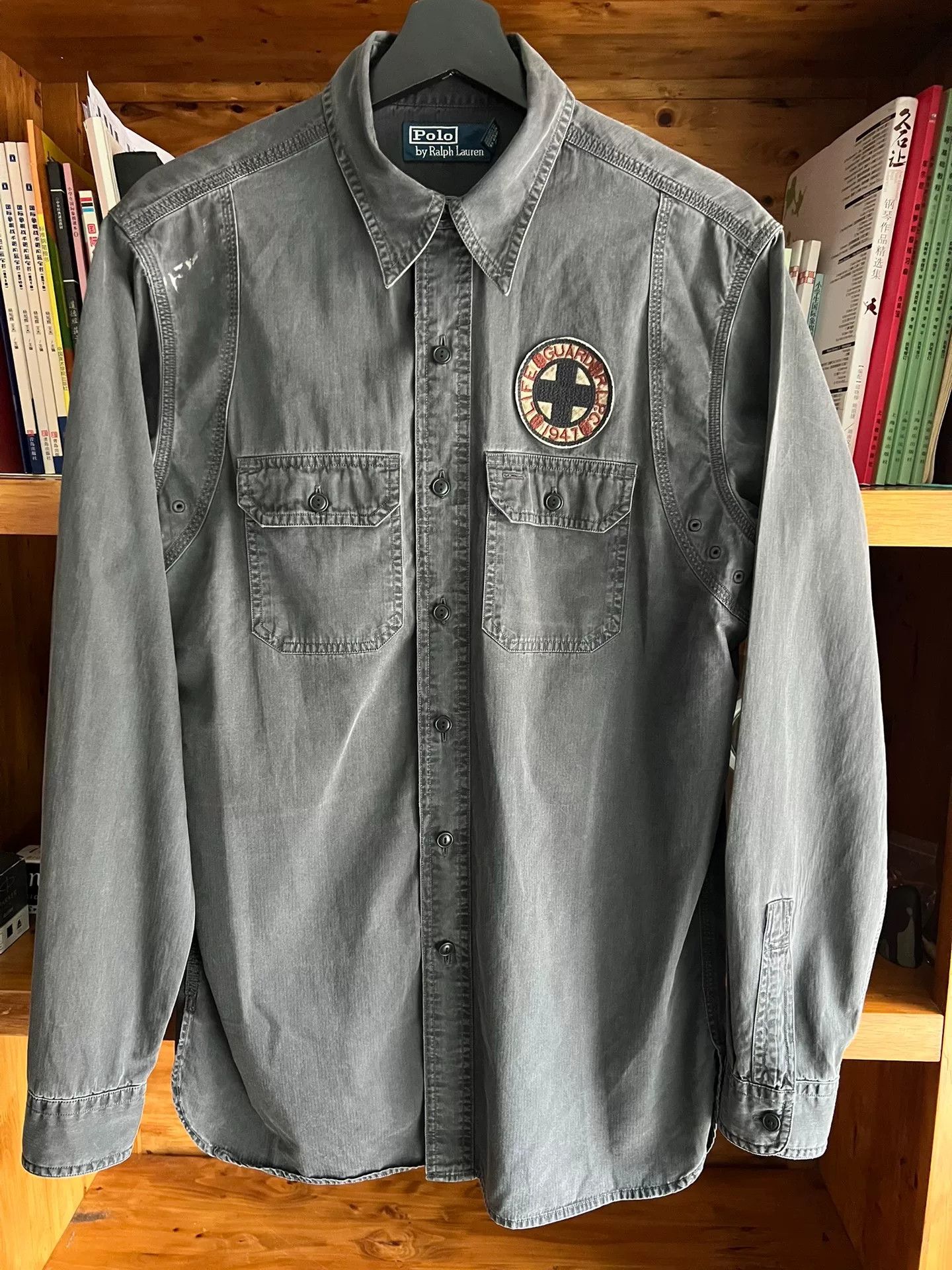 Ralph Lauren Blue Label Polo Ralph Lauren Blue Label Work Shirt Size US M / EU 48-50 / 2 - 1 Thumbnail