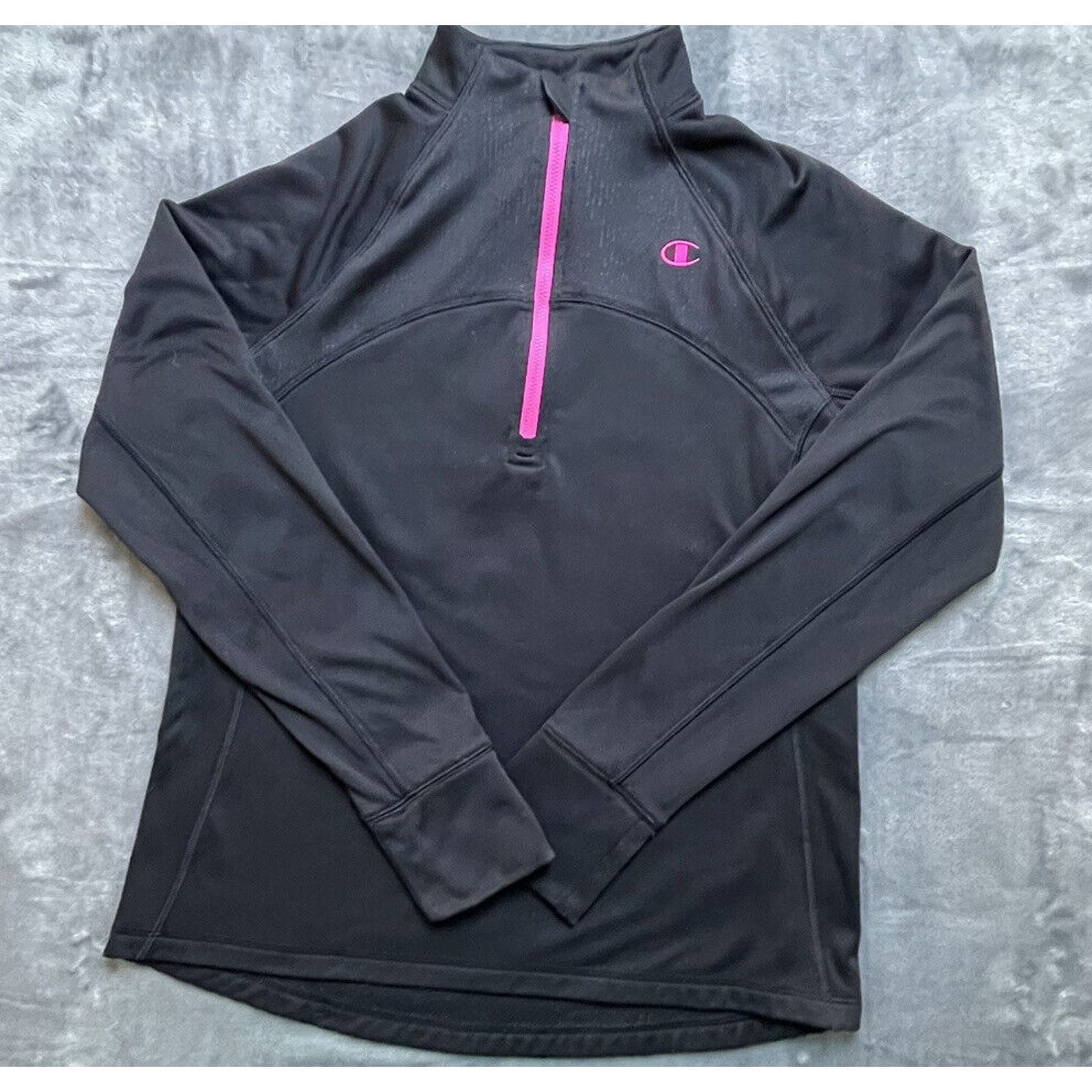 Champion Champion Powertrain Jacket Womens Med Black Pink Double Dry Size M / US 6-8 / IT 42-44 - 1 Thumbnail