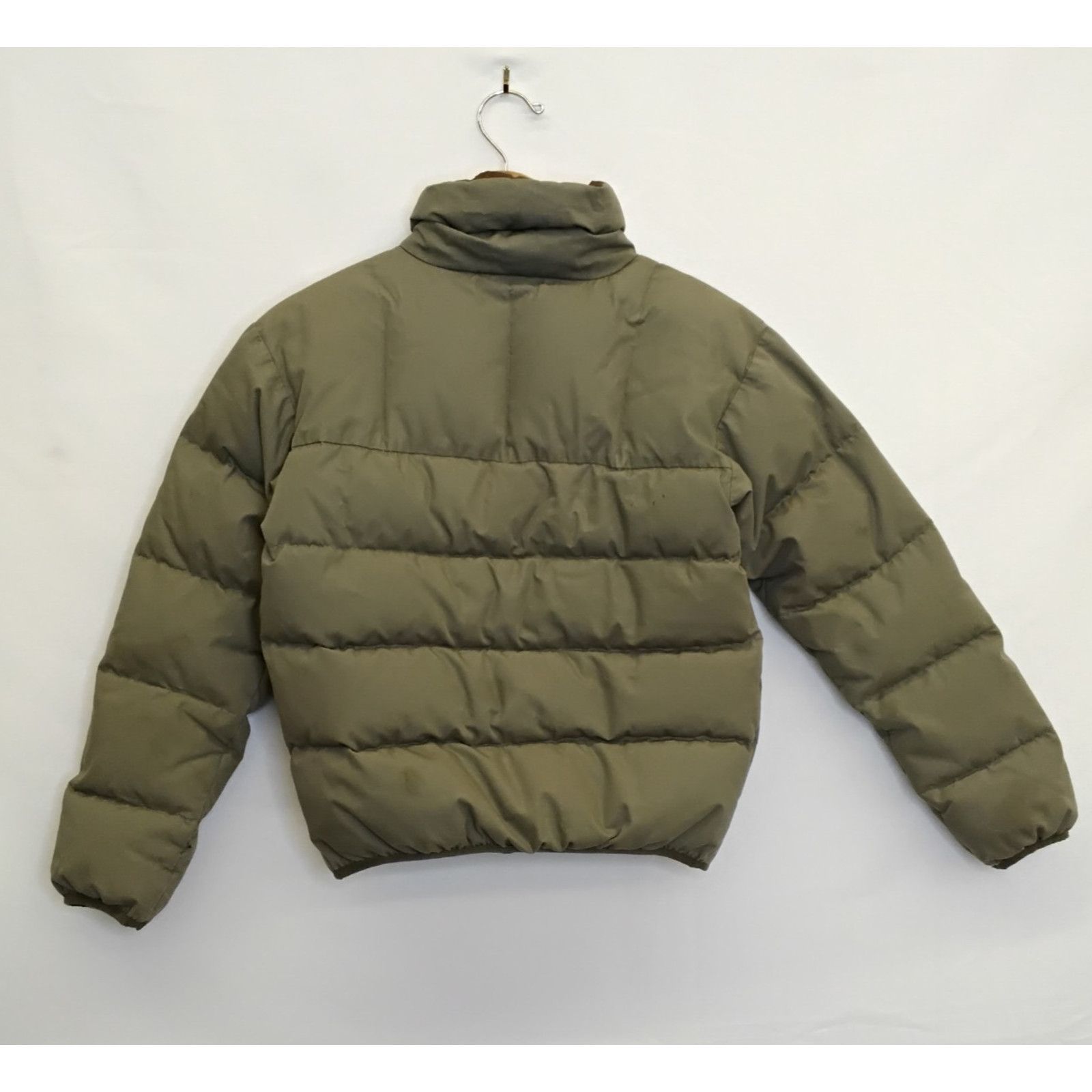 Patagonia Patagonia Down Puffer Jacket Men XXS Army Green Cotton Shell Size US XXS / EU 40 - 3 Thumbnail