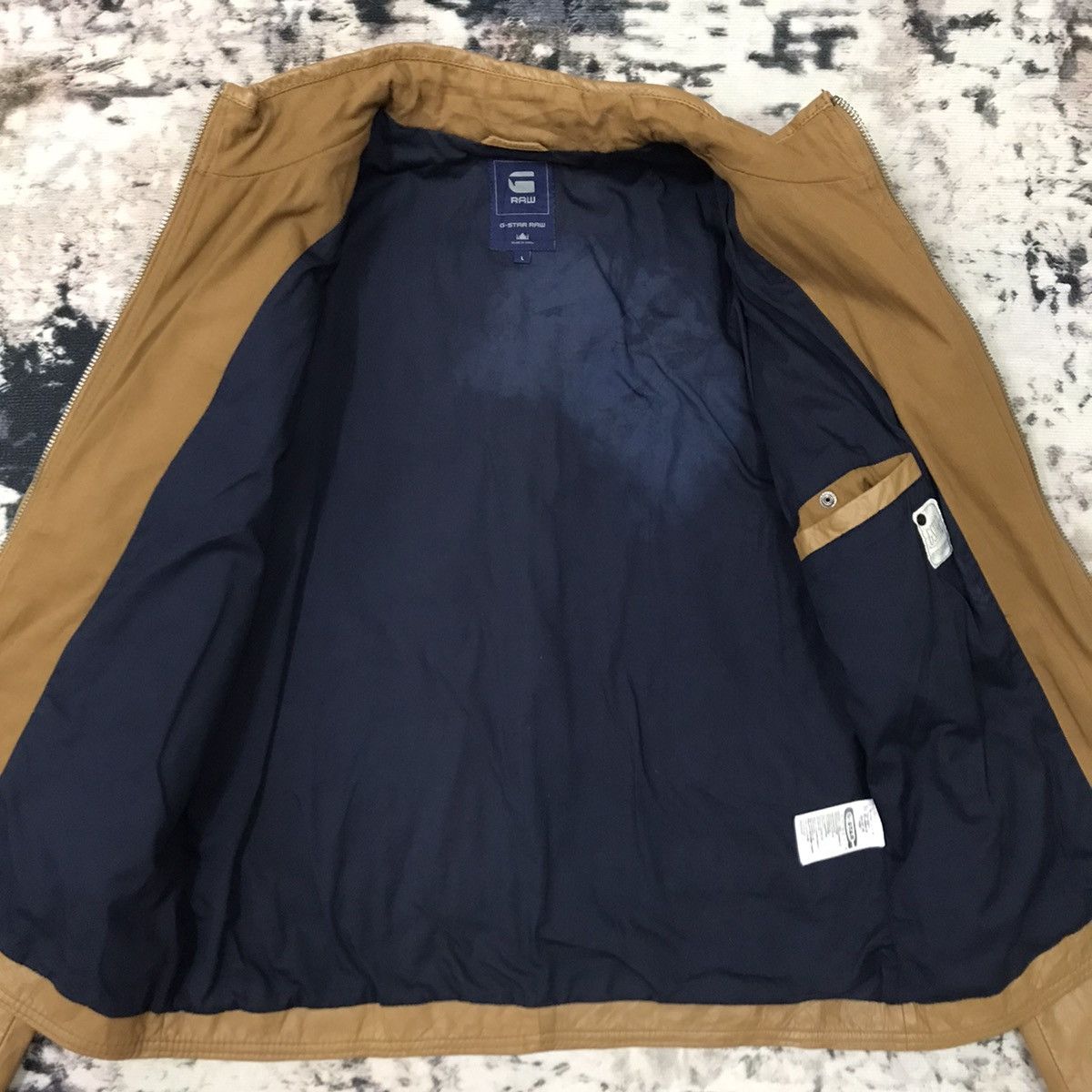 G-Star G-Star Raw Brown Leather Jacket Size US M / EU 48-50 / 2 - 6 Thumbnail