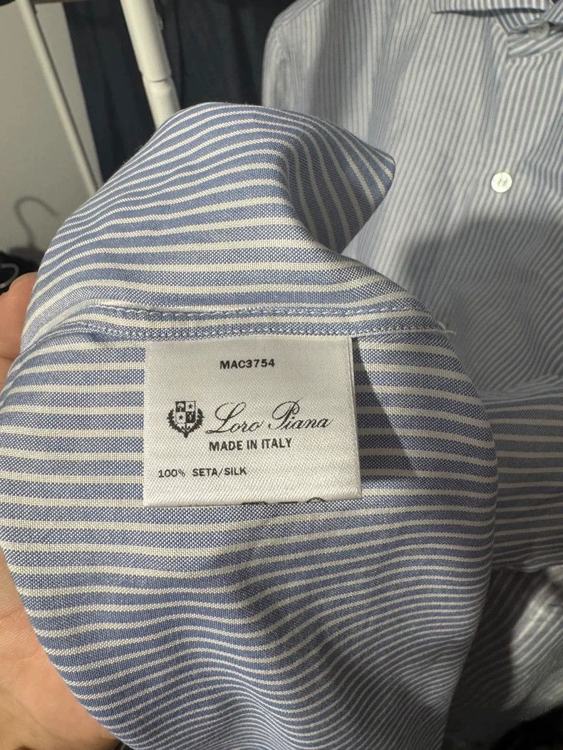 Loro Piana LORO PIANA Silk shirts Size L / US 10 / IT 46 - 3 Thumbnail