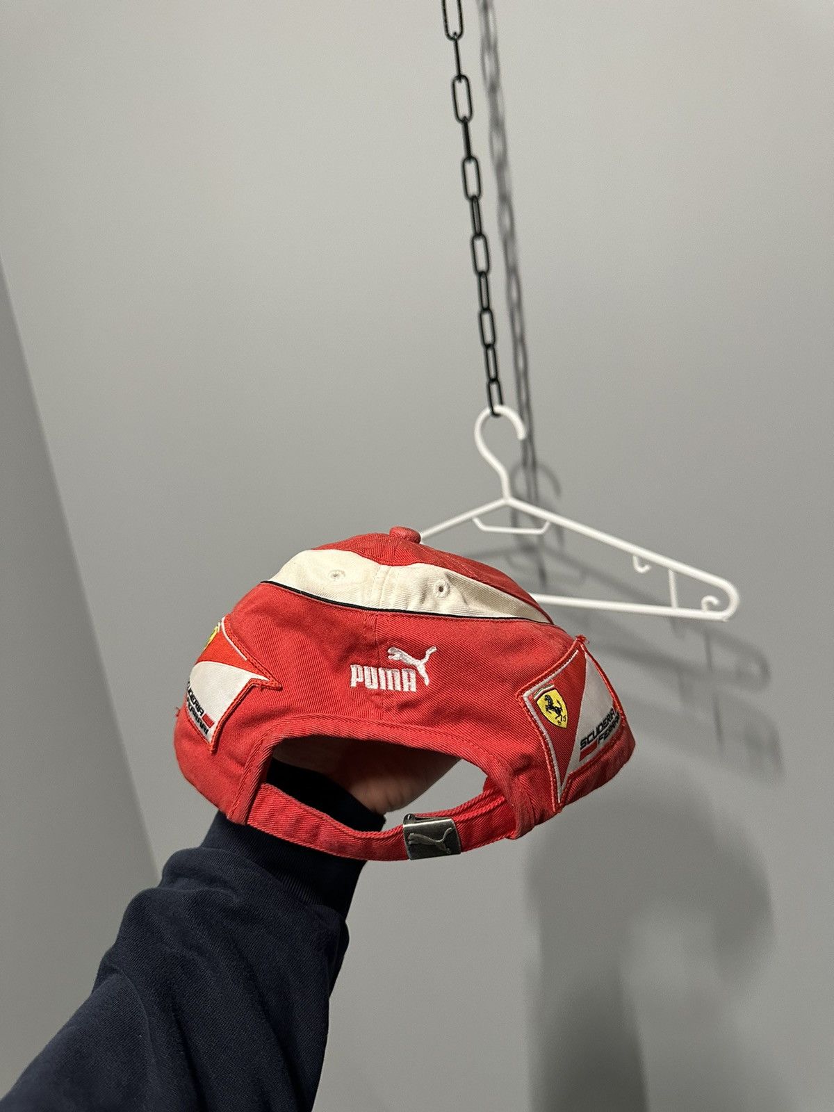 Japanese Brand Vintage Racing Cap Puma Ferrari Marlboro Schumacher F1 Size ONE SIZE - 6 Thumbnail