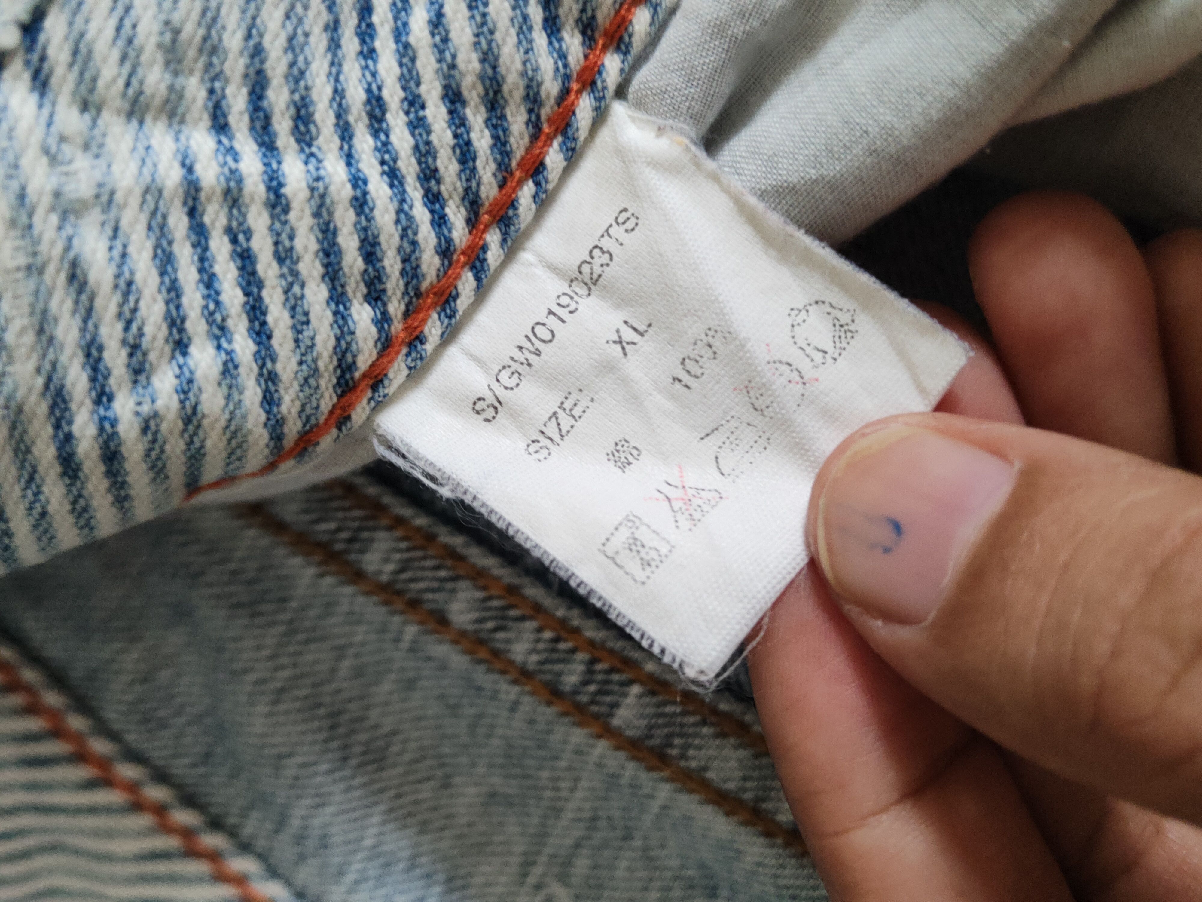 Global Work Global Work Blue Distressed Multipocket Denim #S1611 Size US 34 / EU 50 - 14 Thumbnail