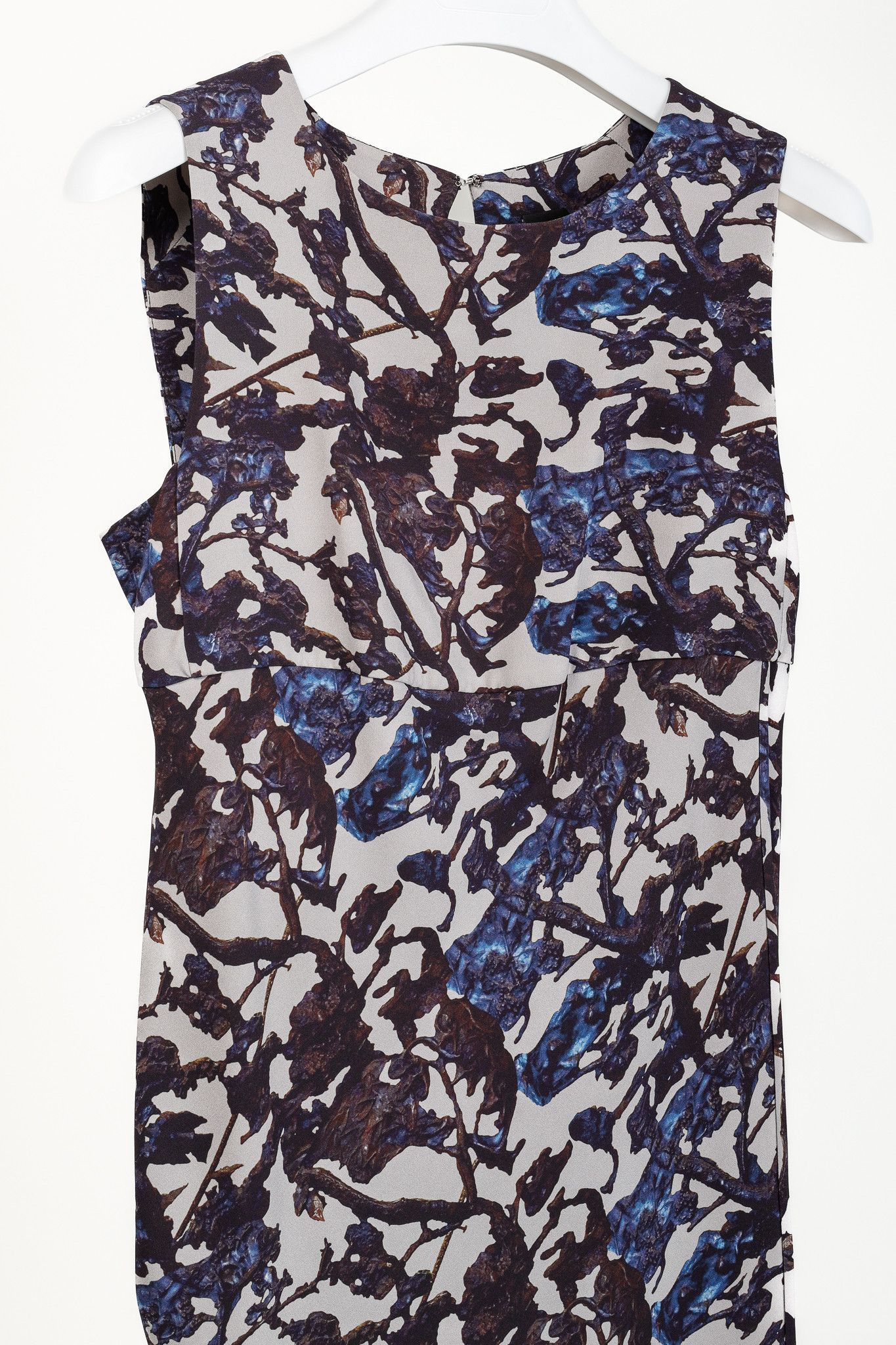 Zero + Maria Cornejo Zero + Maria Cornejo Printed Mauves Silk Dress Size S / US 4 / IT 40 - 3 Thumbnail