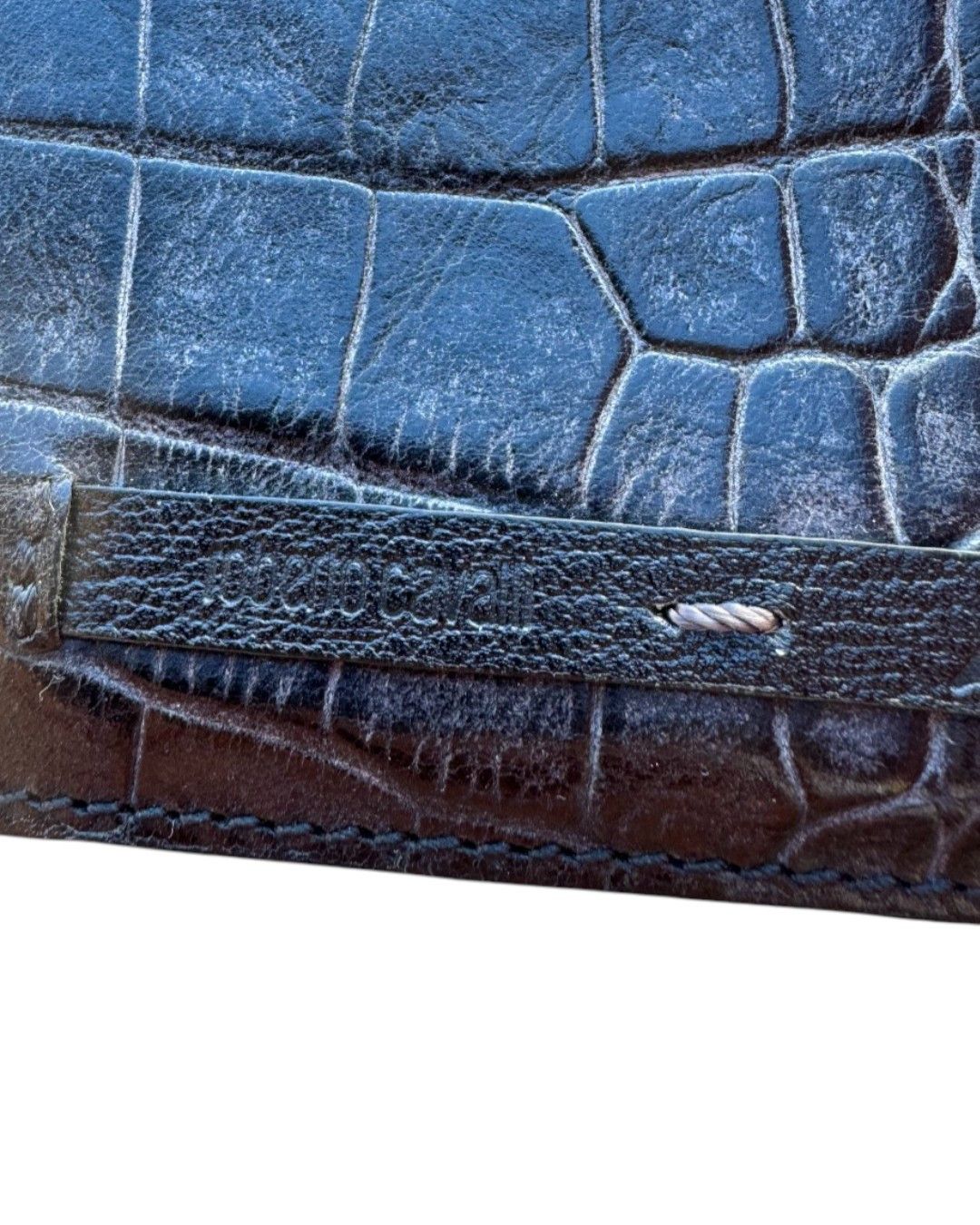 Roberto Cavalli EMBOSSED CROCODILE SKIN LEATHER WALLET Size ONE SIZE - 3 Thumbnail