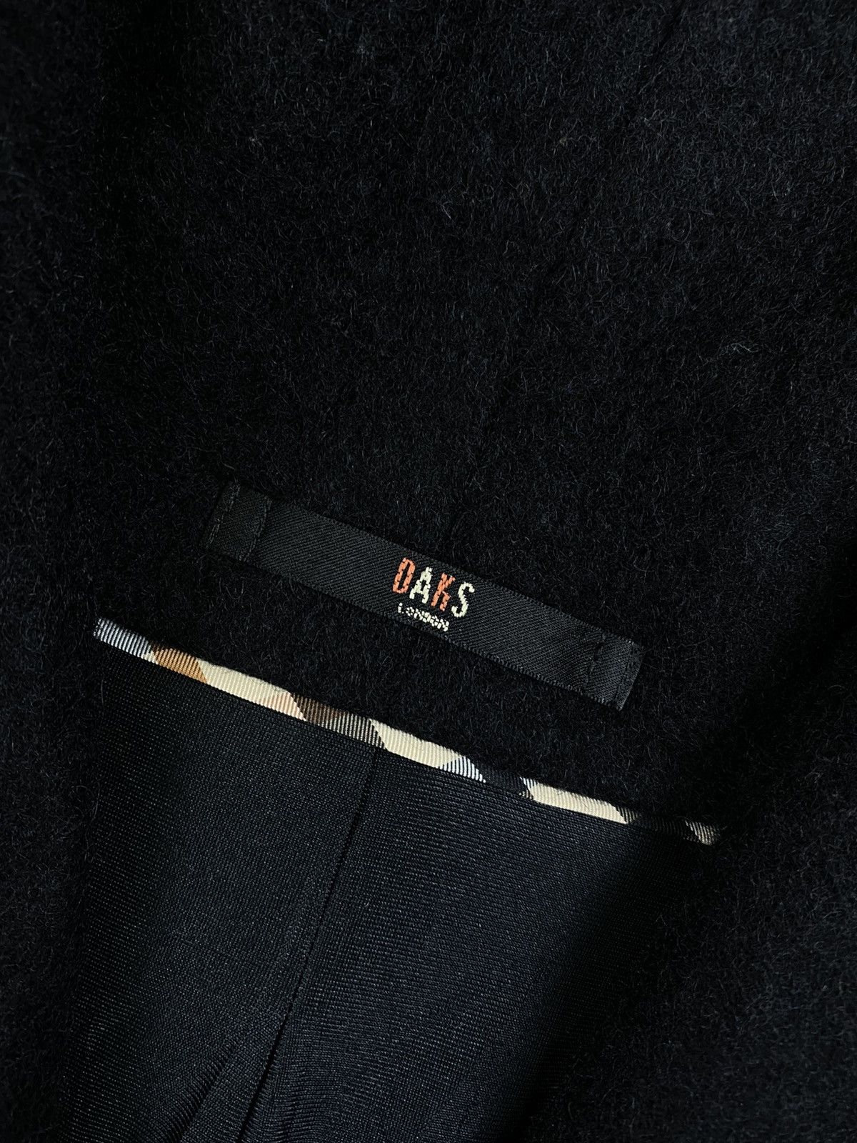 DAKS DAKS London Wool Blend Dolman Sleeve Cropped Jacket Size L / US 10 / IT 46 - 6 Thumbnail