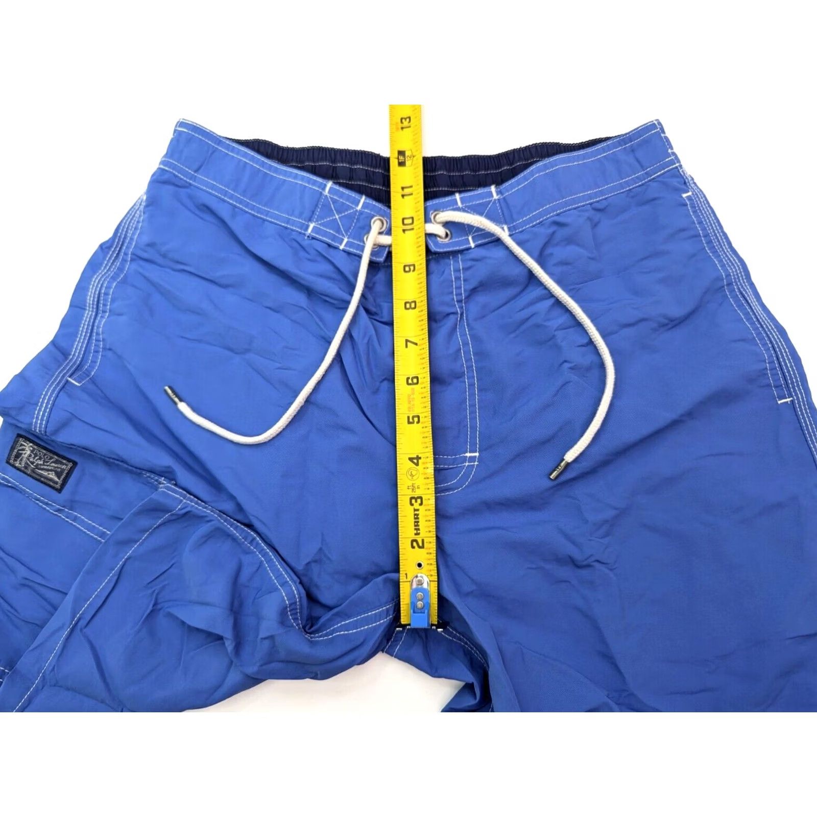 Polo Ralph Lauren Polo Ralph Lauren Cargo Swim Trunks Men S Blue Lined Drawstring Size US S / EU 44-46 / 1 - 5 Thumbnail