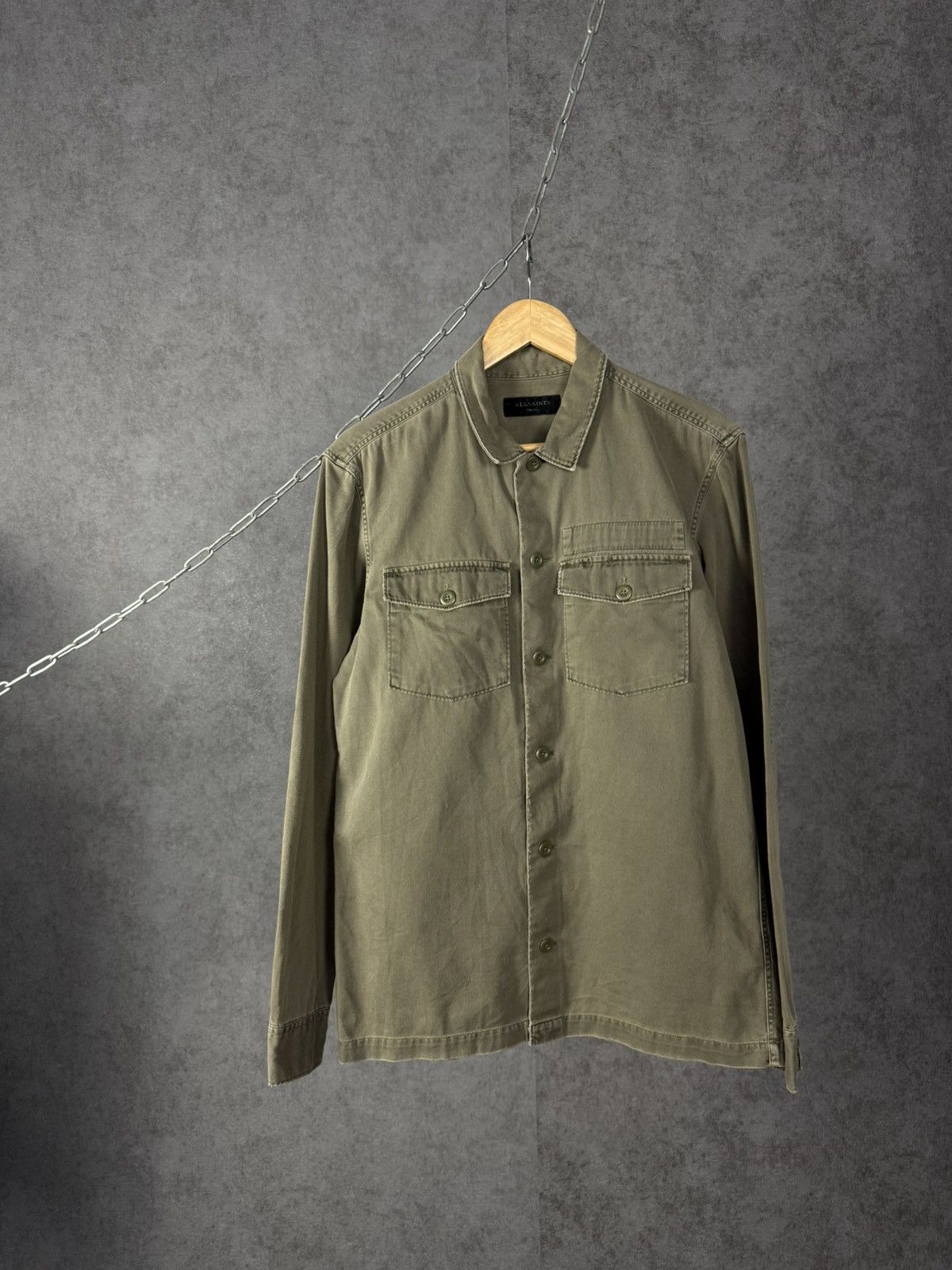 Allsaints Allsaints designer military shirt Size US S / EU 44-46 / 1 - 1 Thumbnail