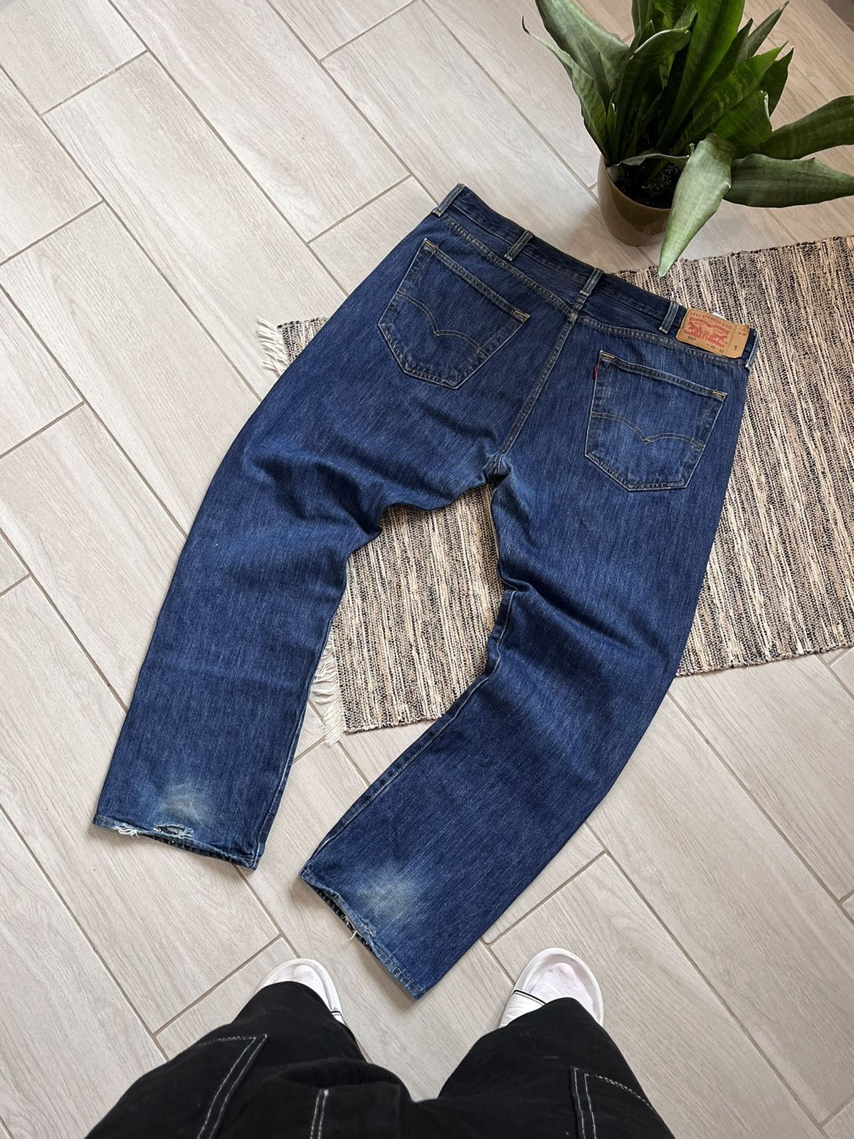 Levi's × Vintage Levis 501 denim jeans workwear distressed style Size US 40 / EU 56 - 1 Thumbnail