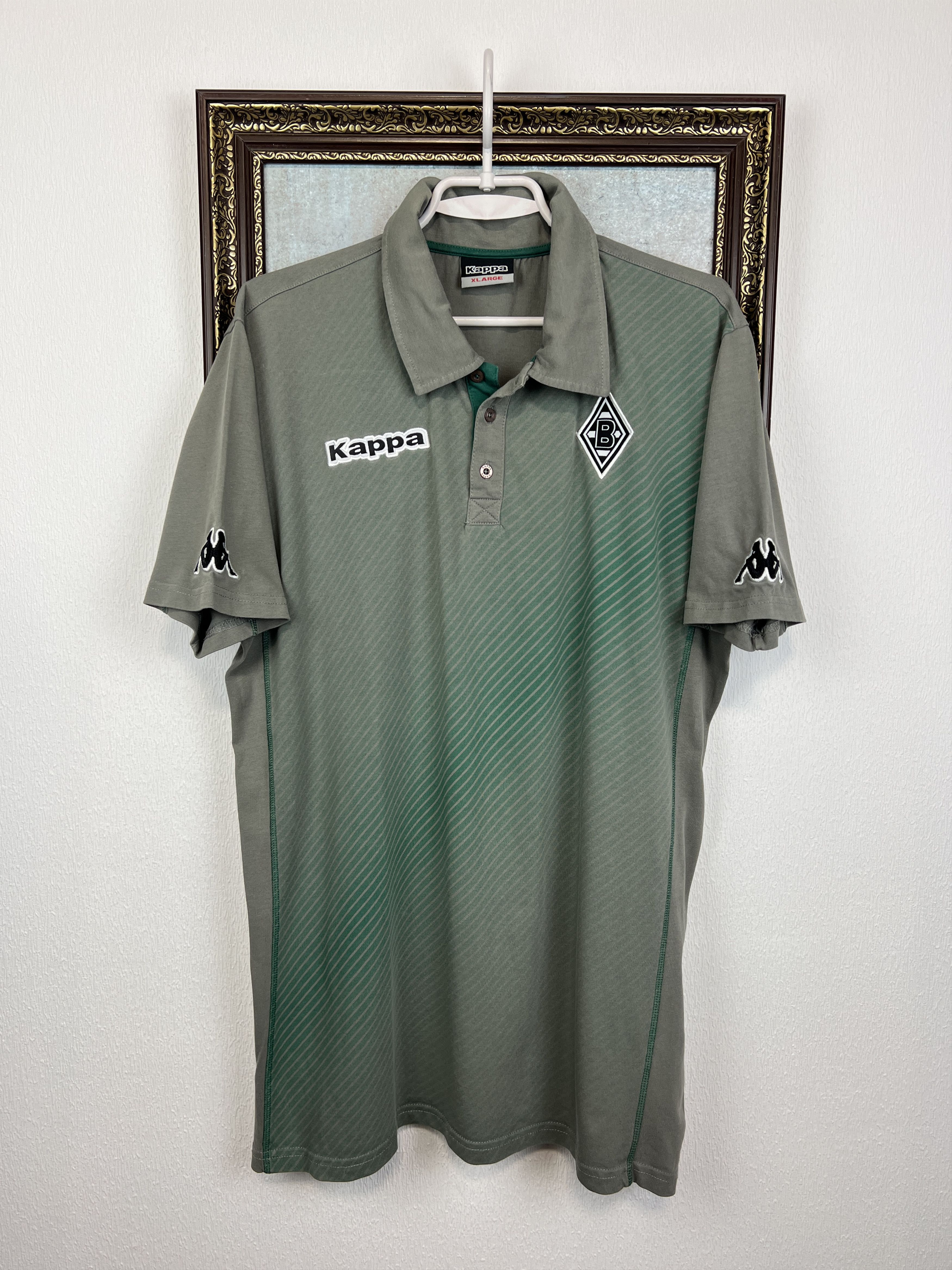 Kappa Monchengladbach Football Polo Shirt Soccer Train Jersey Size US XL / EU 56 / 4 - 1 Thumbnail