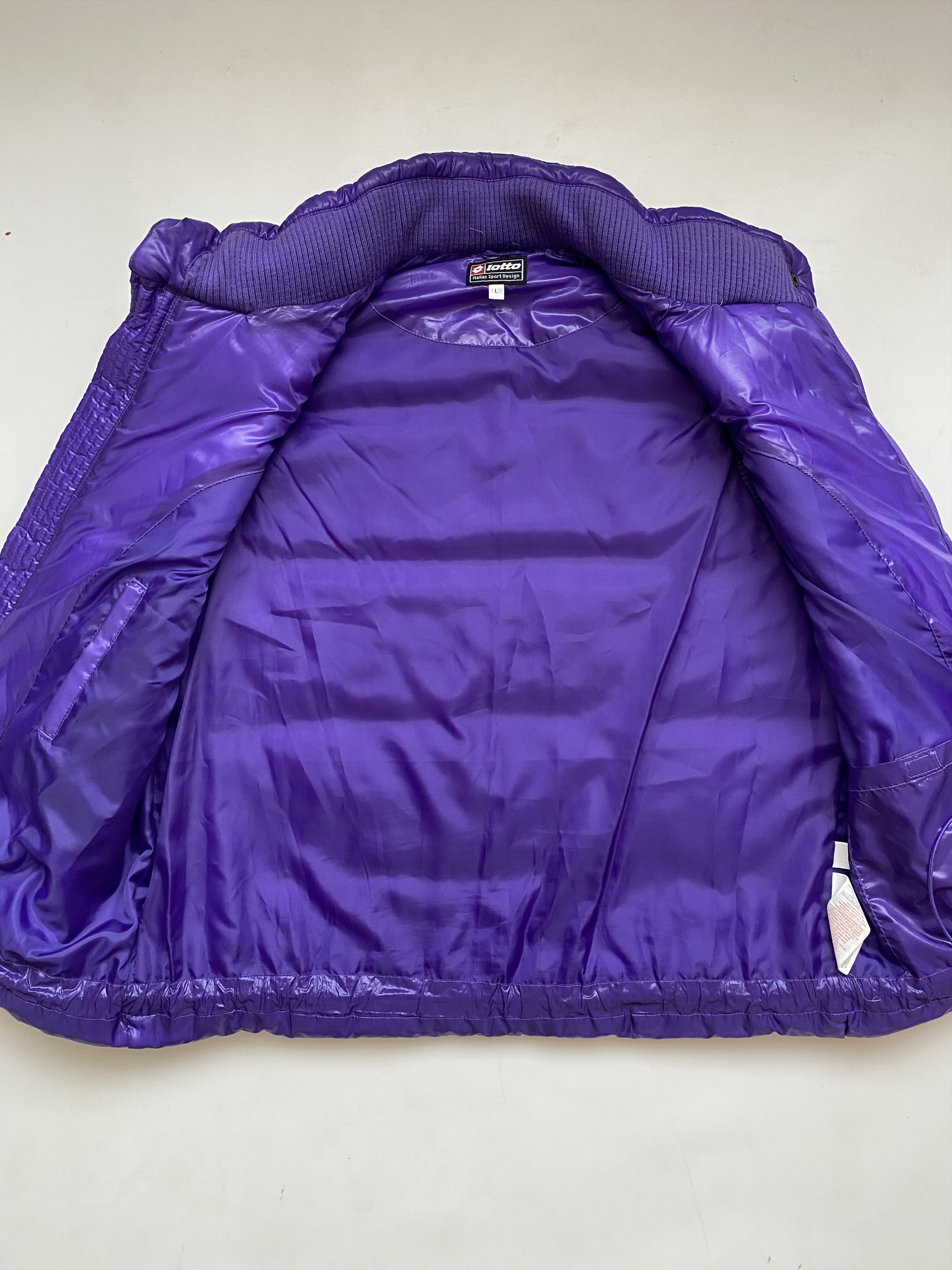 Lotto Sport Very rare Fiorentina lotto down vest football soccer jacket Size US L / EU 52-54 / 3 - 5 Thumbnail
