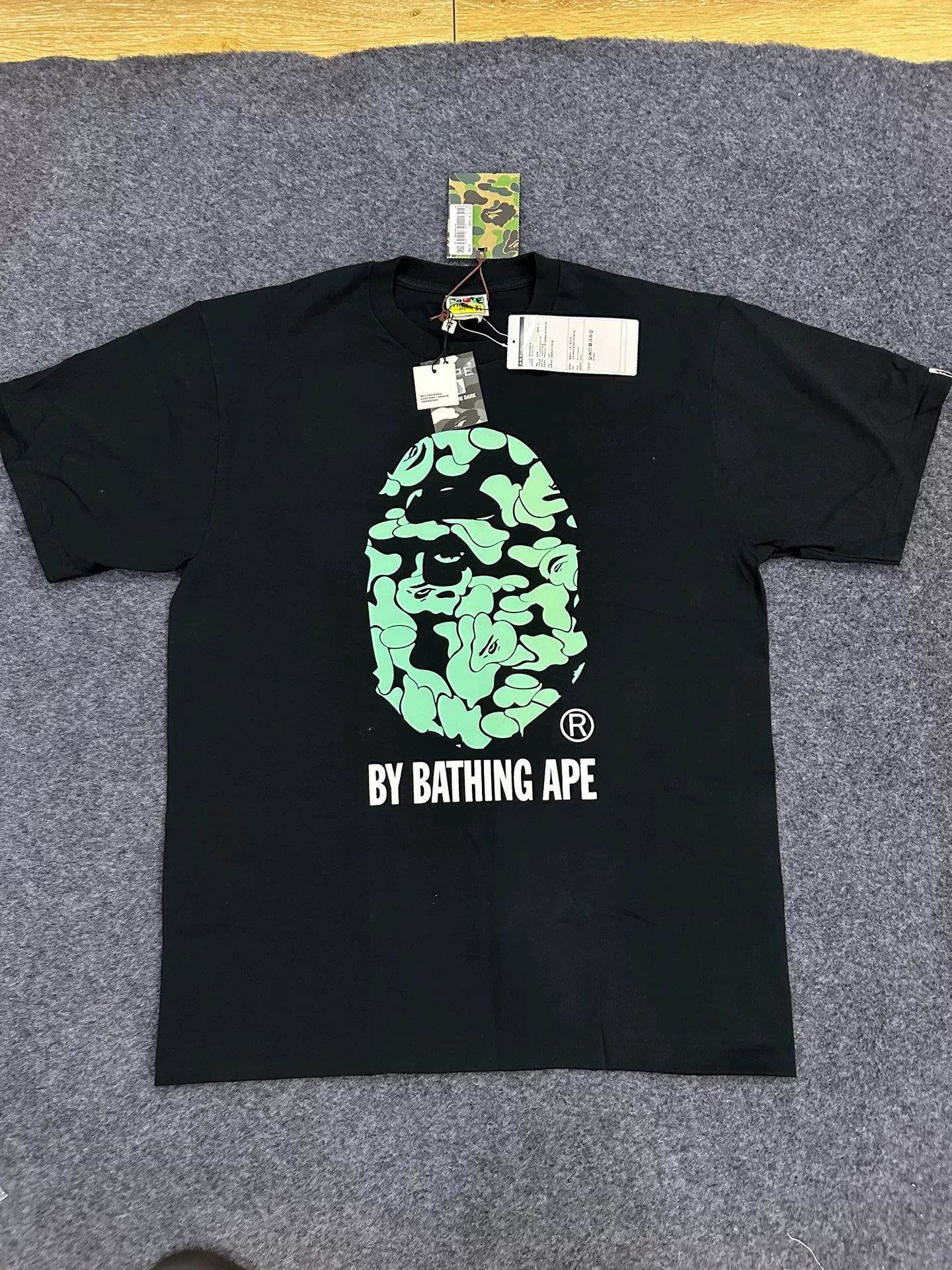 Bape Bape T Multi Glow T-Shirt Casual Size US XL / EU 56 / 4 - 1 Thumbnail