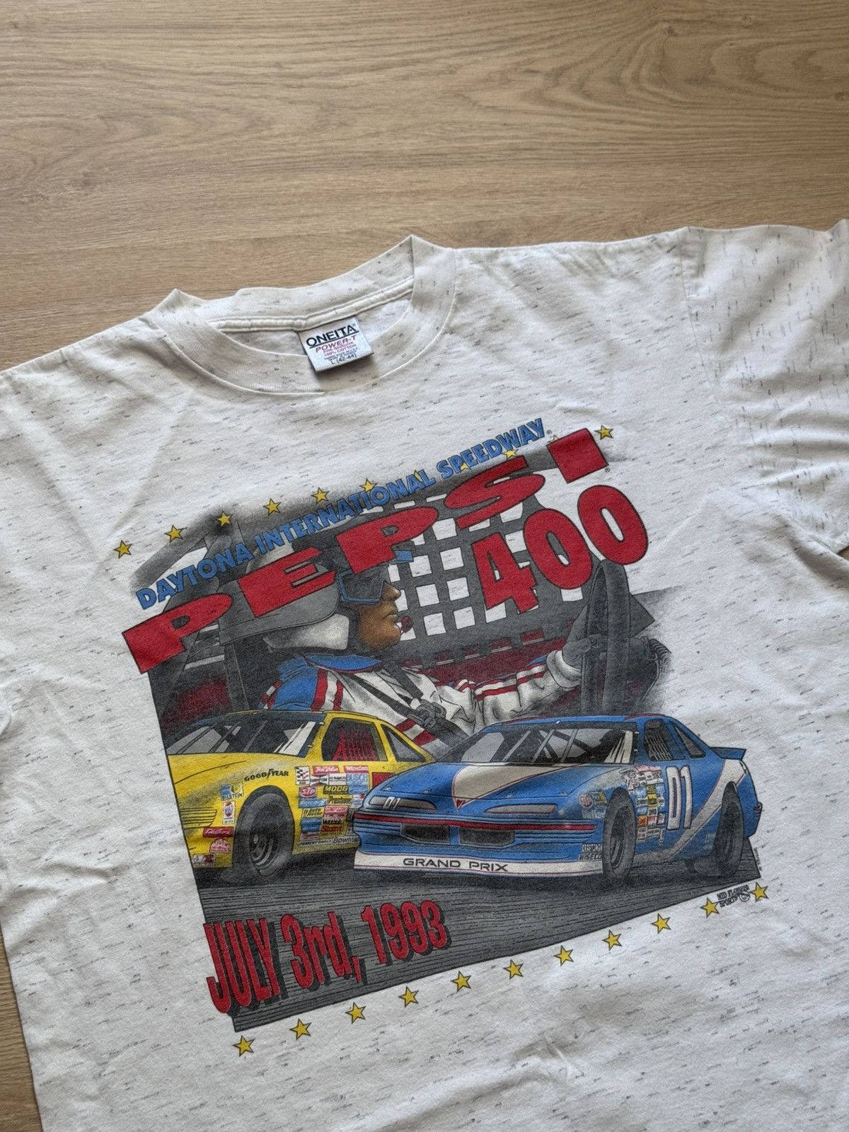 Vintage Vintage 90’s Oneita y2k Racing Pepsi 400 Grand Prix T-Shirt Size US L / EU 52-54 / 3 - 2 Thumbnail
