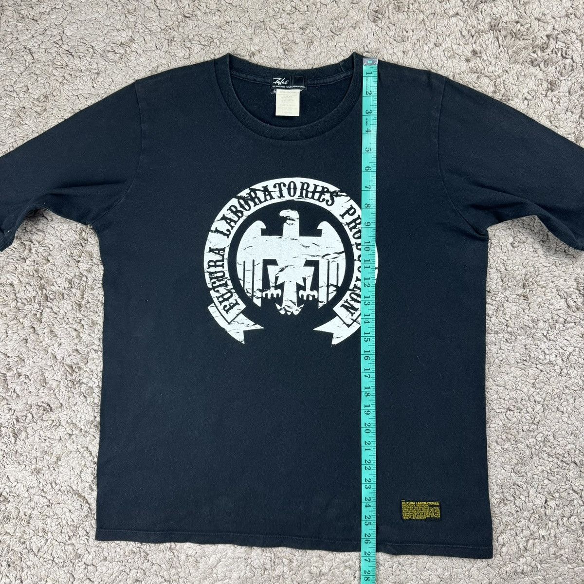 Futura Vintage Future Laboratories Military/Army Graphic T-shirt Size US L / EU 52-54 / 3 - 12 Thumbnail