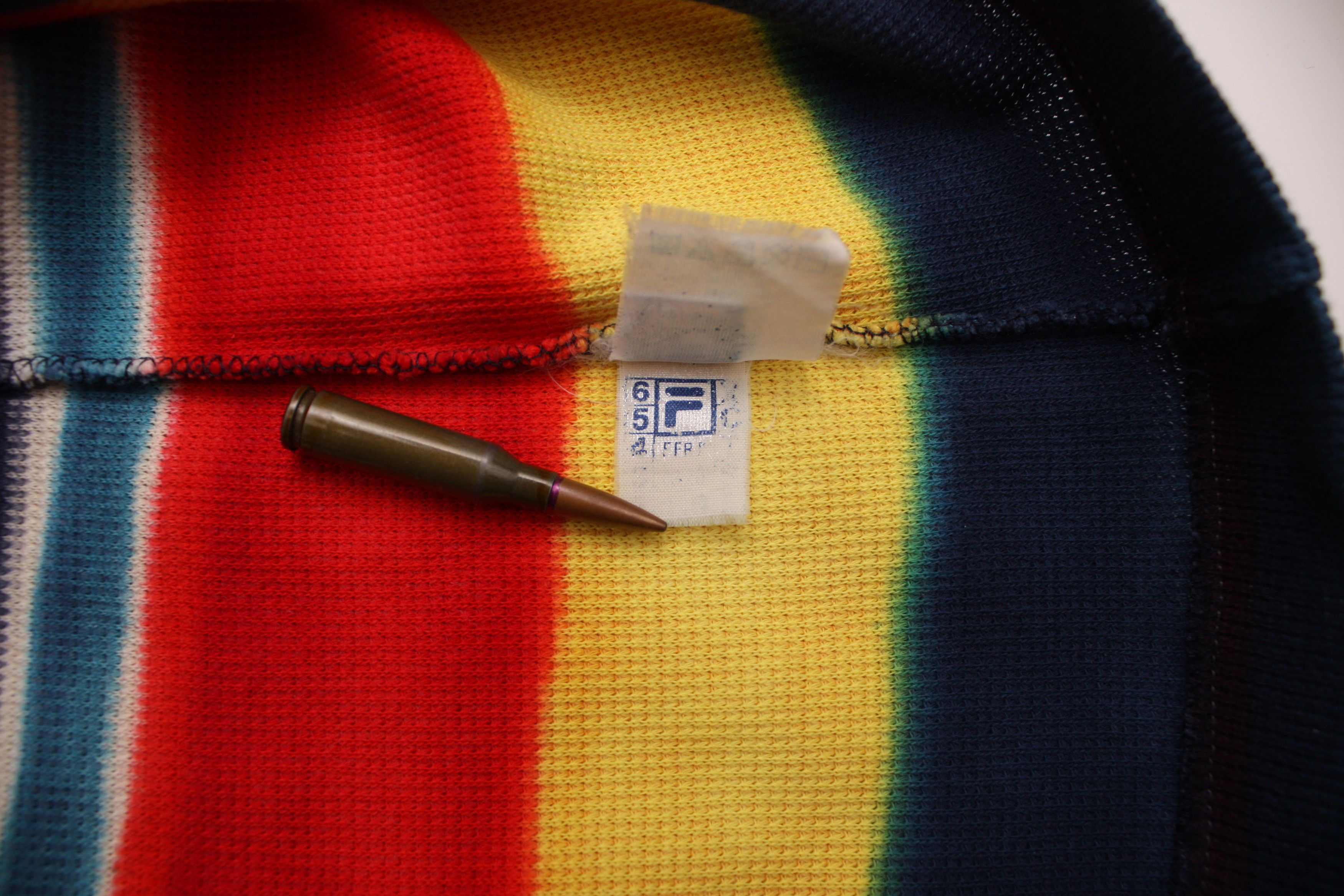 Fila Fila Vintage Acid Abstract Polo Size US XL / EU 56 / 4 - 7 Thumbnail