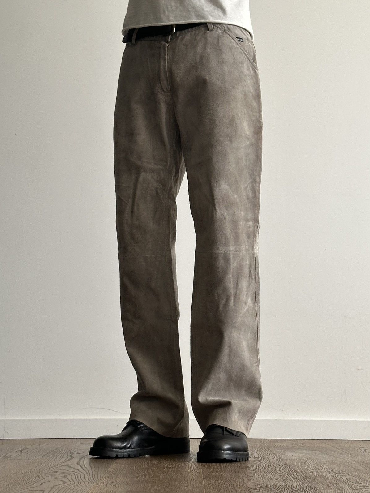 Dolce & Gabbana Dolce Gabbana 2000’s Pig Skin Leather Pants Size US 34 / EU 50 - 2 Thumbnail