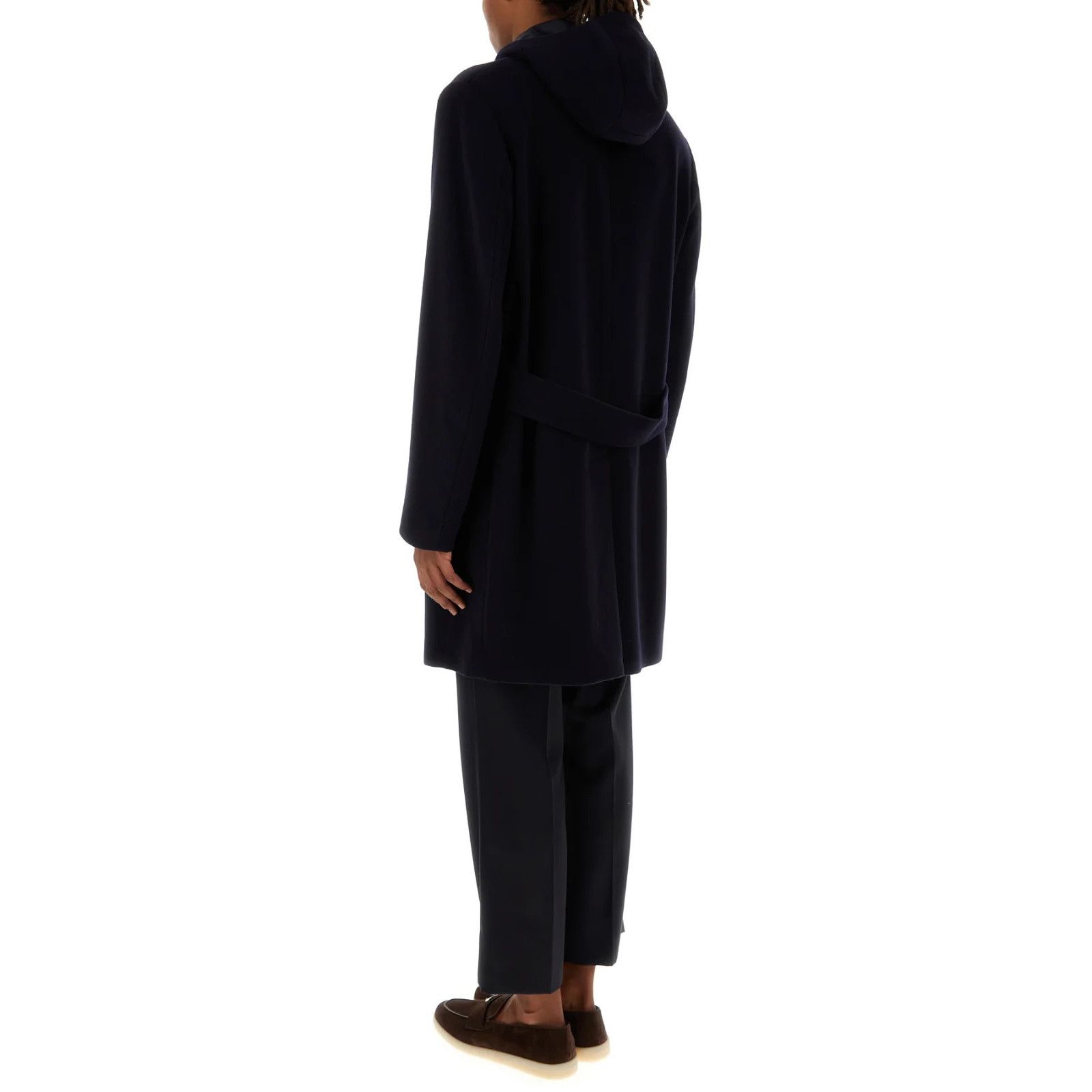 Prada PRADA Midnight Blue Wool Blend Coat New & Authentic (Men's s Size US L / EU 52-54 / 3 - 4 Thumbnail