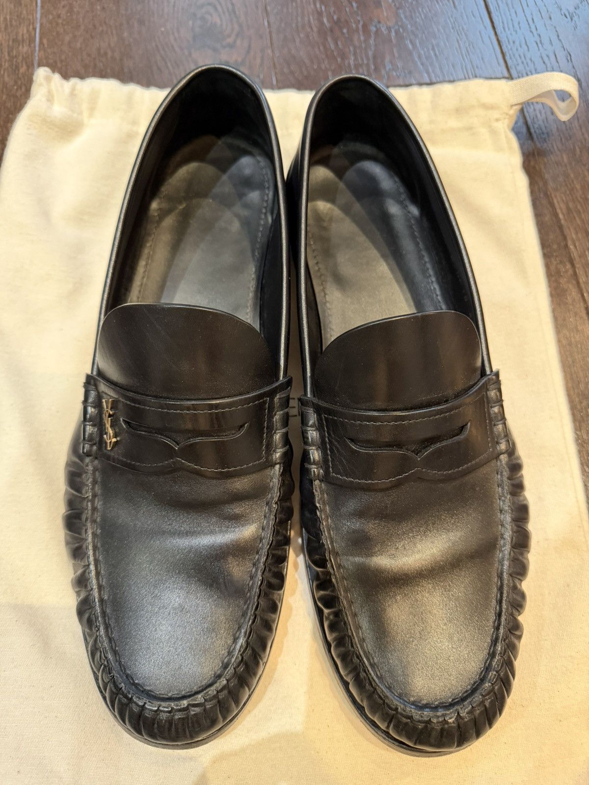 Saint Laurent Le Loafer Cassandre Penny Loafer