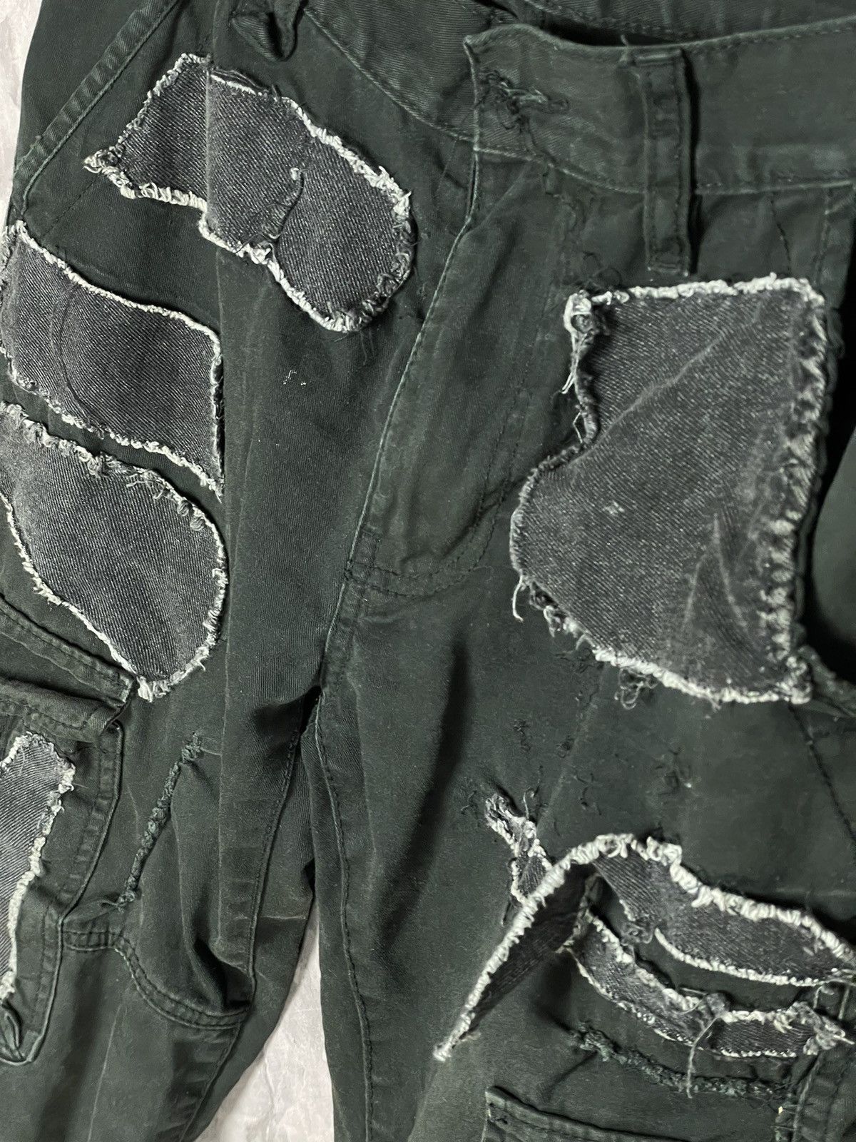 Japanese Brand Vintage Cargo Pant Patchwork y2k affliction Style Size US 29 - 5 Thumbnail