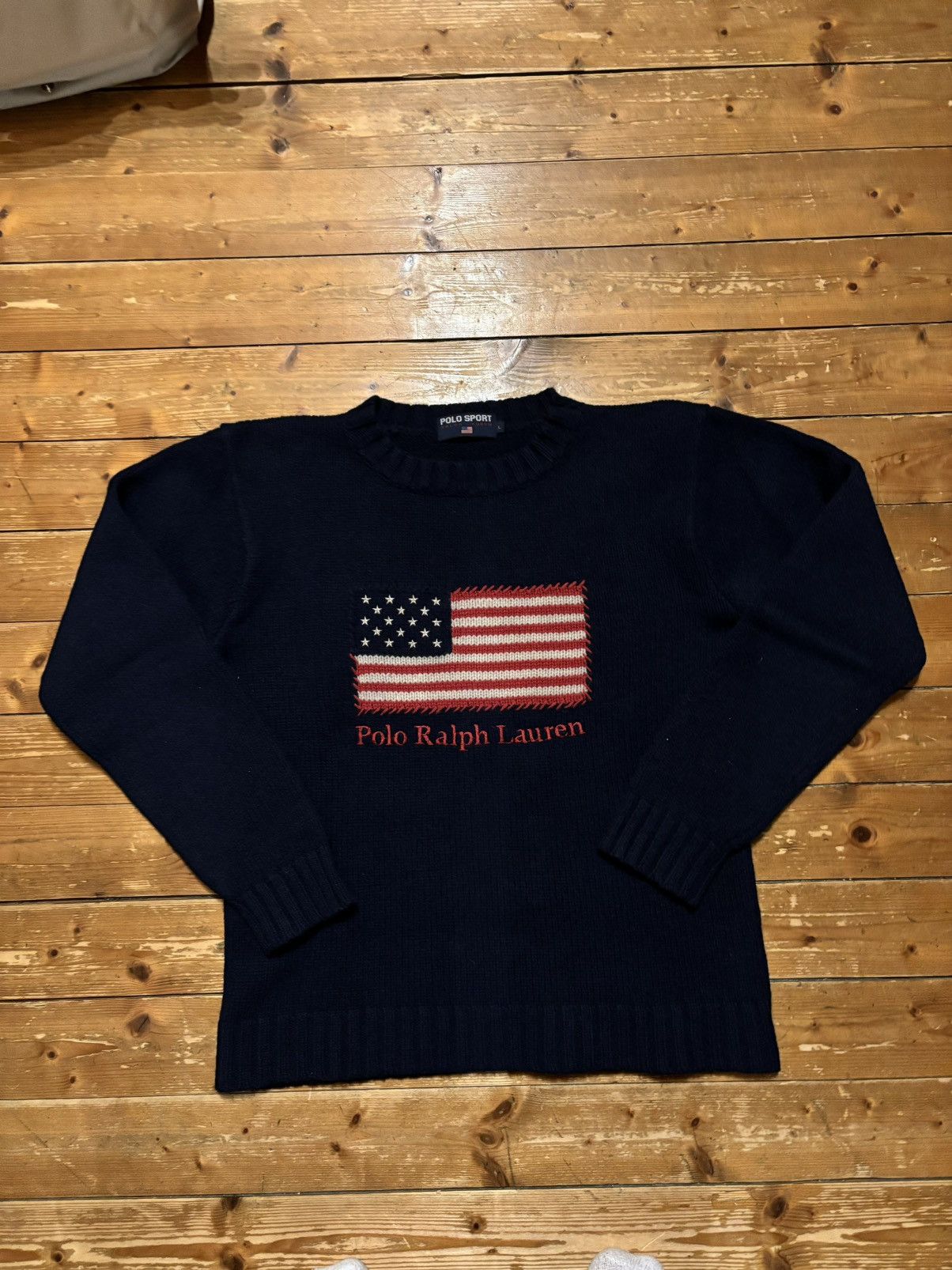 Polo Ralph Lauren 1990s Polo Sport Ralph Lauren USA Flag Size US L / EU 52-54 / 3 - 2 Thumbnail