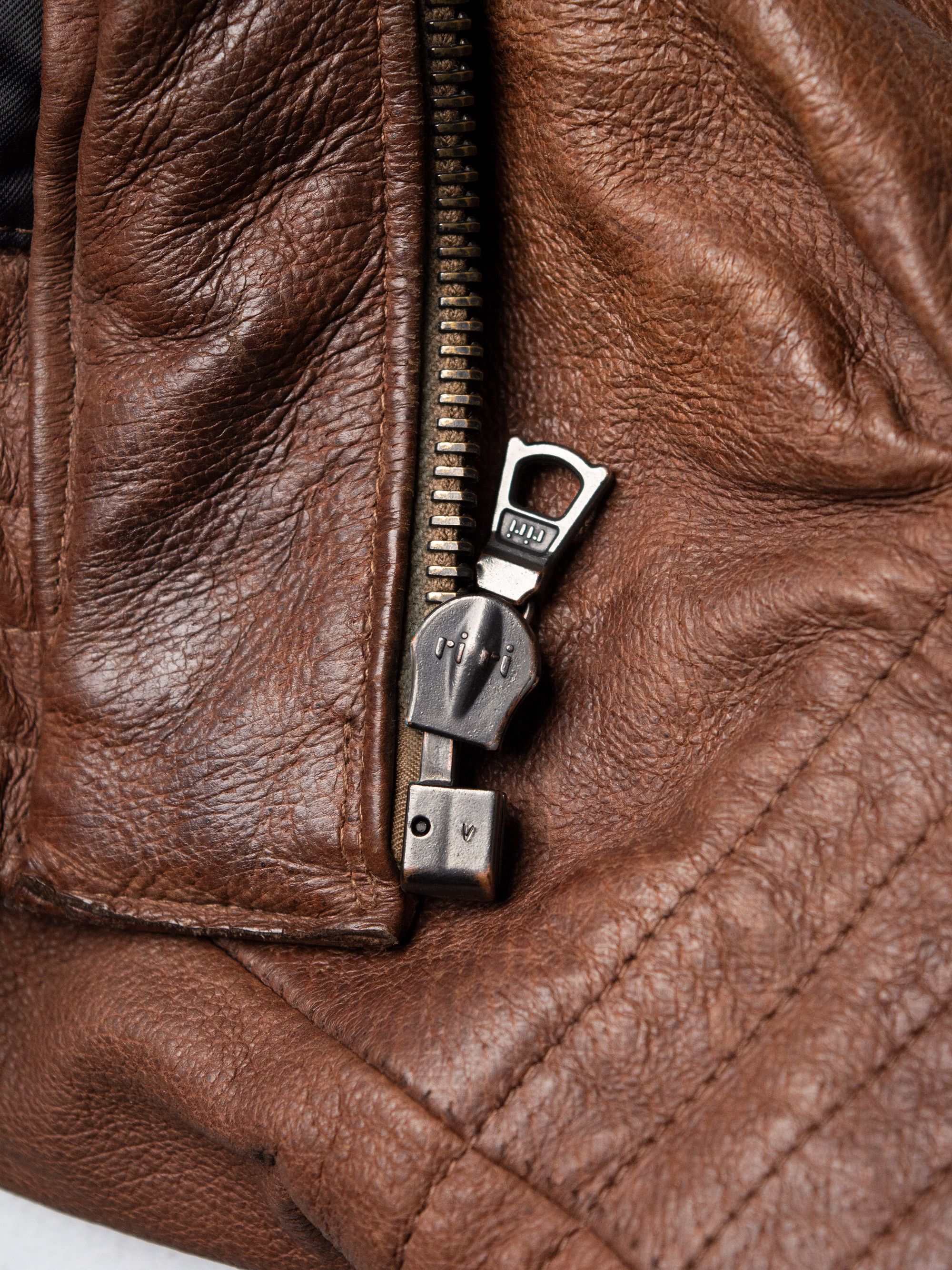 Marithe + Francois Girbaud Marithé & François Girbaud - 1980s - life preserver leather Size US L / EU 52-54 / 3 - 14 Thumbnail