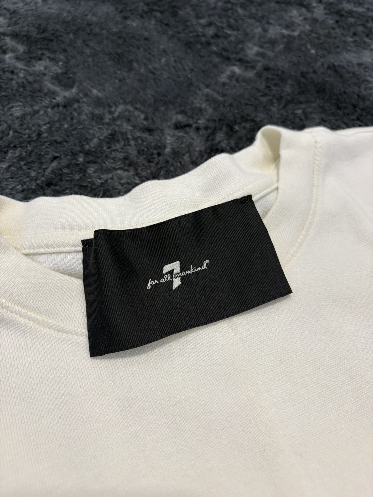 7 For All Mankind 7 For All Mankind White Boxy Fit Tee Size US M / EU 48-50 / 2 - 4 Thumbnail