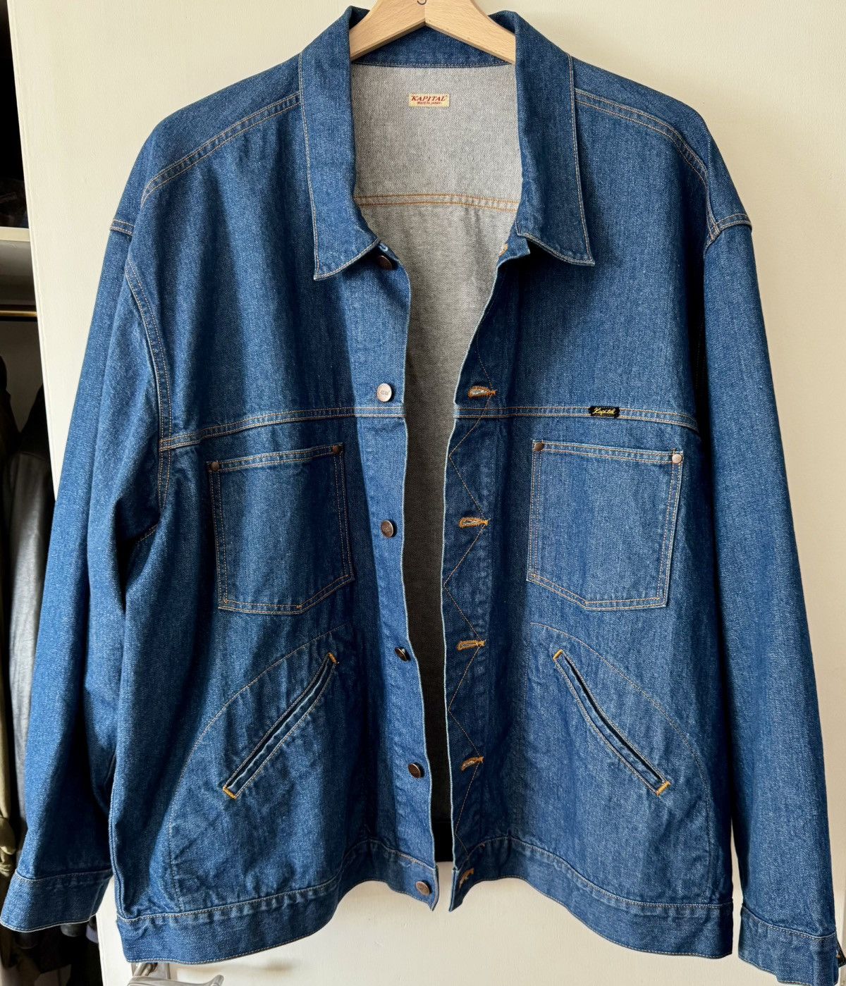 Kapital Kapital’s Katsuragi Big G Jean Jacket OS Size US XL / EU 56 / 4 - 8 Thumbnail