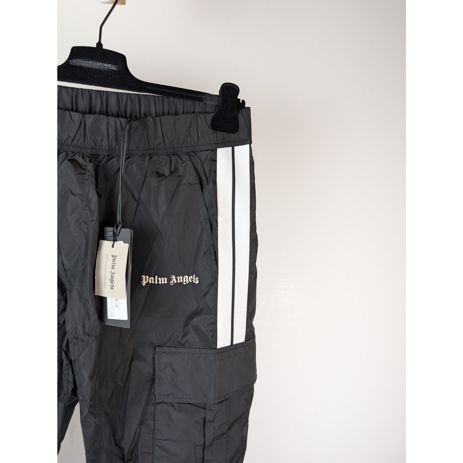 Palm Angels o1rshd1 New Cargo Aftersport Track Pants in Black Size US 36 / EU 52 - 5 Thumbnail