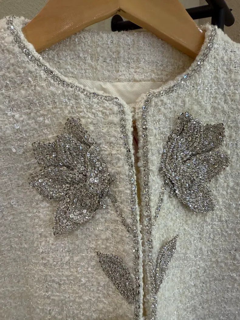 Valentino Valentino Tweed coat Size S / US 4 / IT 40 - 3 Thumbnail