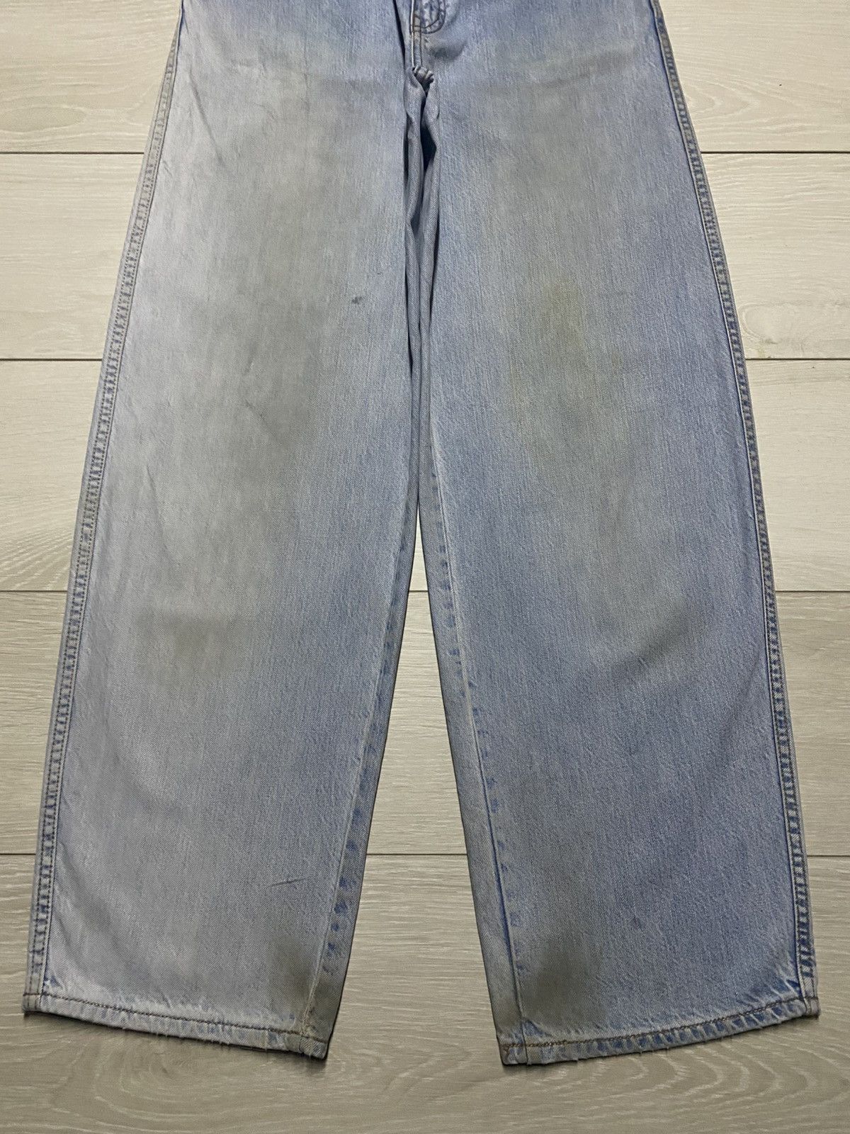 Christophe Lemaire Vintage Uniqlo Fade Wash Super Baggy Jeans Size 27" / US 4 / IT 40 - 5 Thumbnail