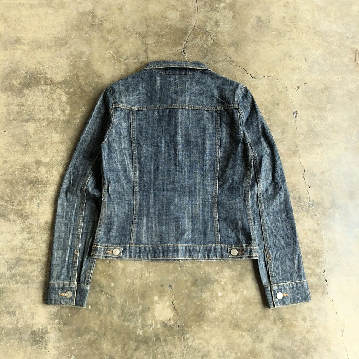 Yohji Yamamoto 🇯🇵 Vintage Ined Japan by Yohji Yamamoto Cropped Denim Jacket Size US XS / EU 42 / 0 - 10 Thumbnail