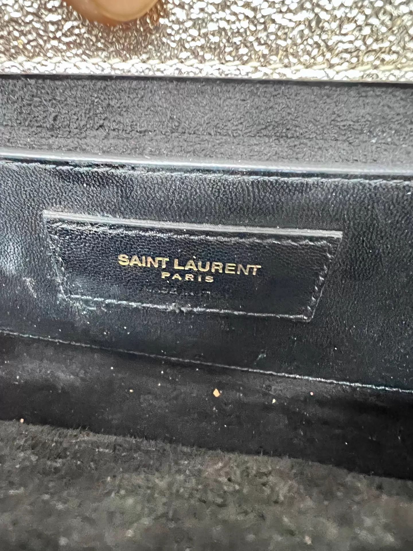 Saint Laurent Paris YSL Kate Silver/Gold Chain Crossbody/Shoulder Bag Size ONE SIZE - 3 Thumbnail