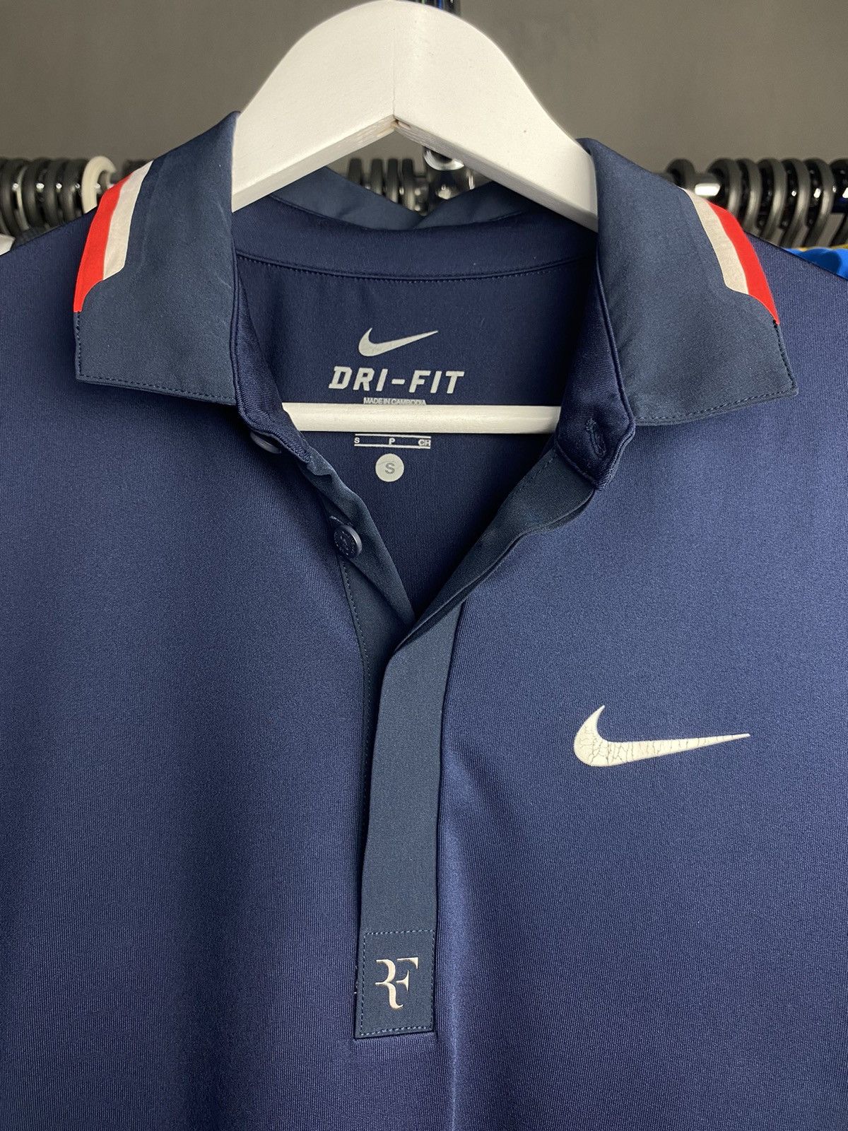 Nike Roger Federer RF 2012 US Open NYC Nike Tennis Polo Shirt Size US S / EU 44-46 / 1 - 5 Thumbnail