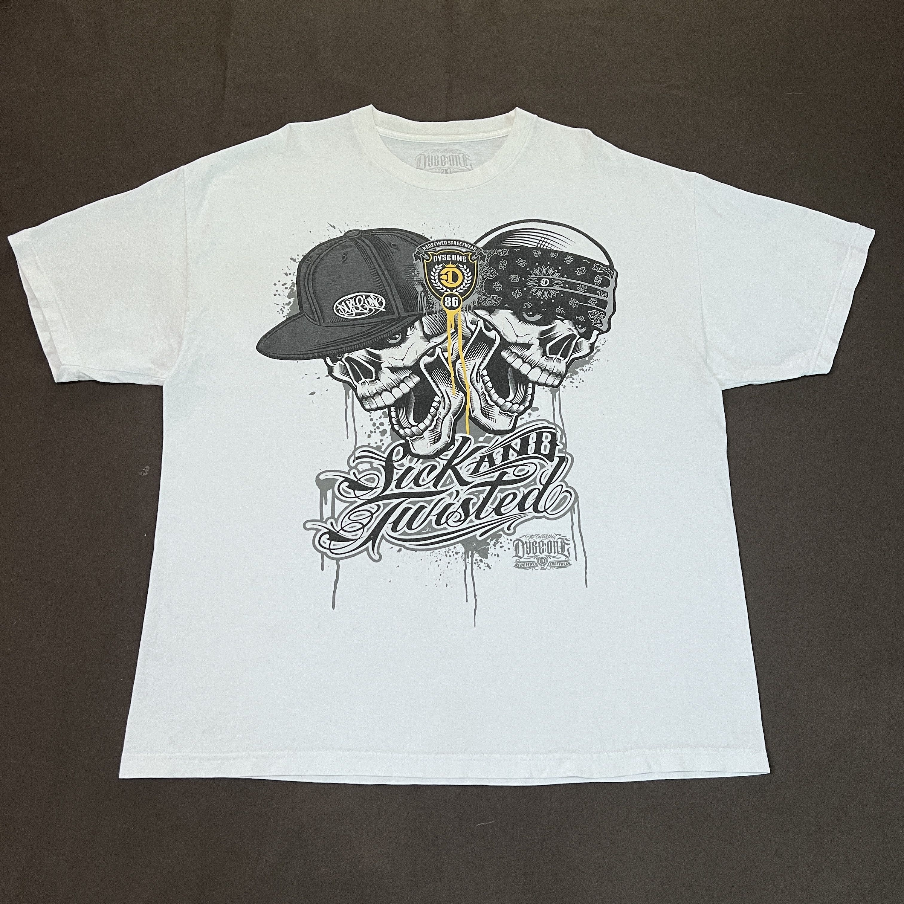 Rap Tees Dyseone skulls oversized hiphop Tee 2XL graphic streetwear Size US XXL / EU 58 / 5 - 1 Thumbnail