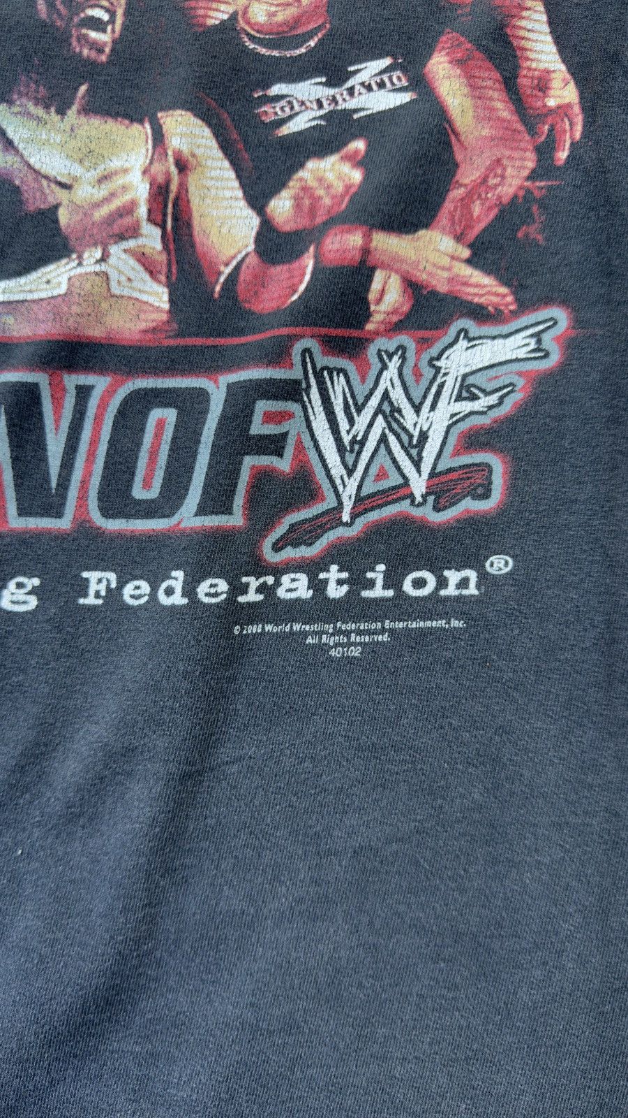 Vintage × WWF Vintage WWF Wrestler 2000 Size US XL / EU 56 / 4 - 4 Thumbnail