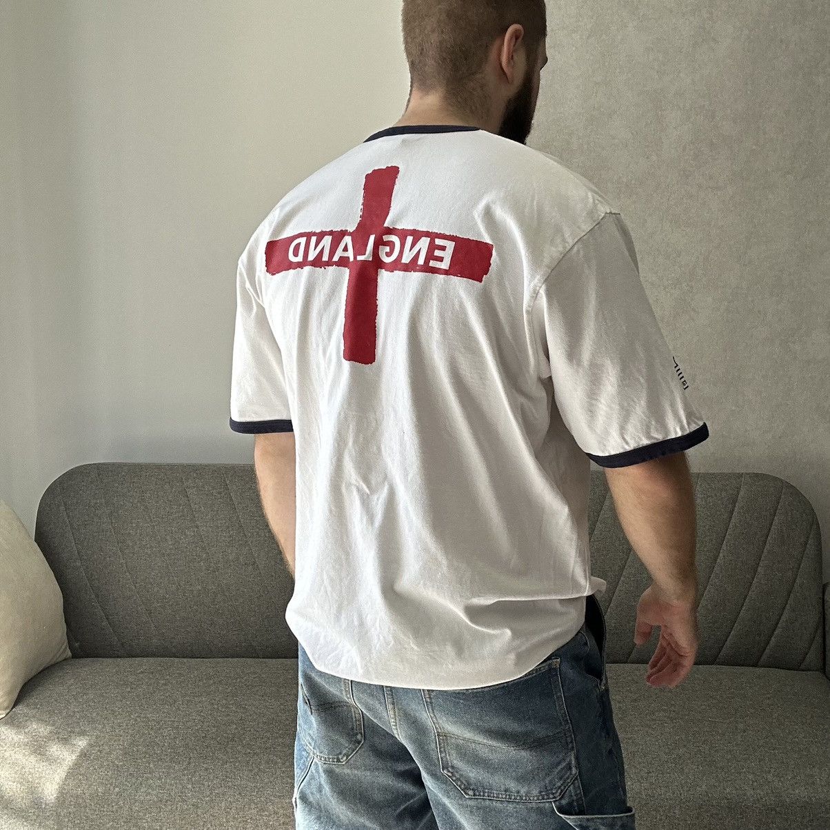 New England Outerwear × Vintage Vintage England T-shirts Big Logo Y2K Style USA 00s Size US XL / EU 56 / 4 - 1 Thumbnail