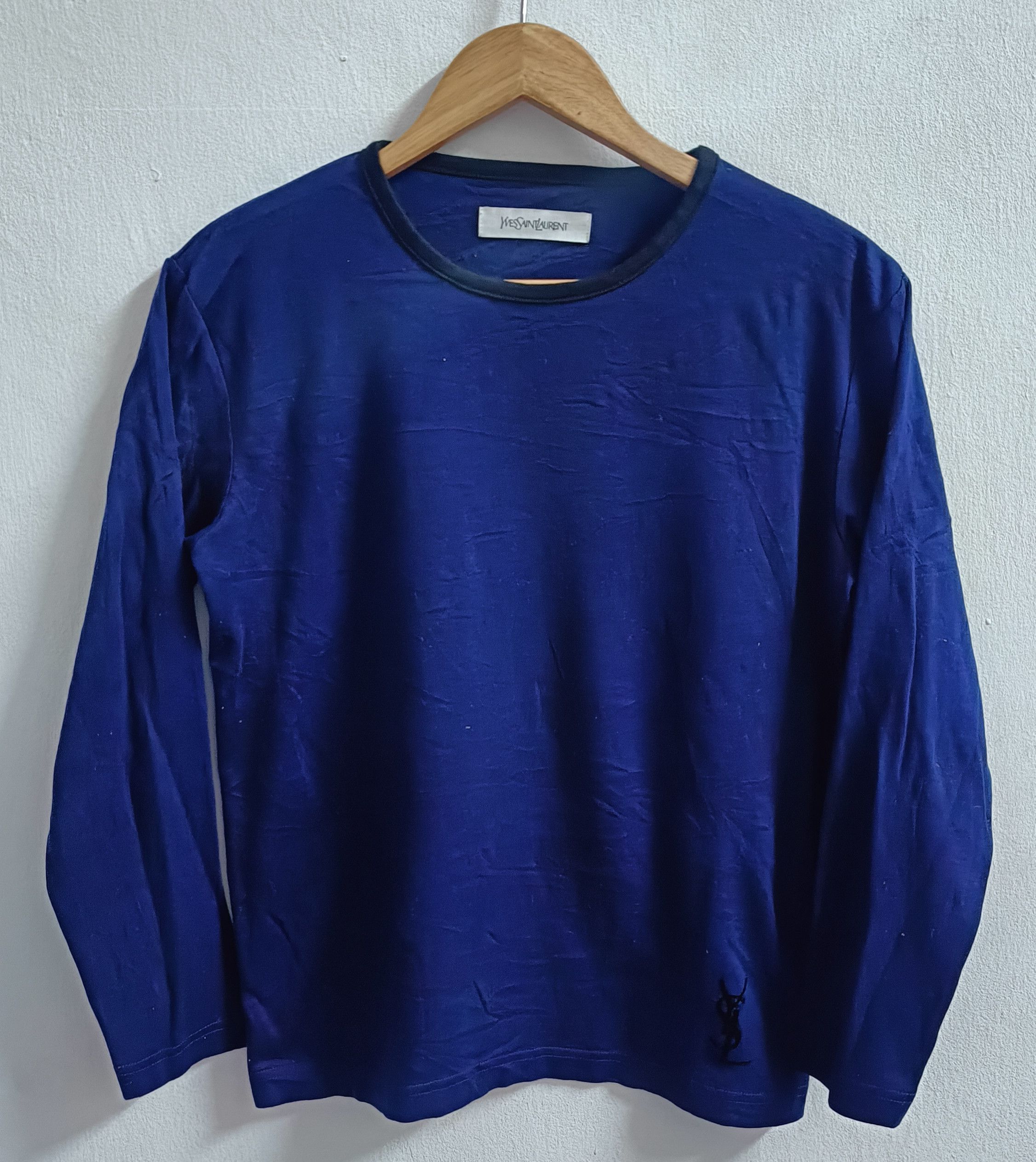 Yves Saint Laurent 🔥🔥Rare Yves Saint Laurent Long Sleeve Tee Size M / US 6-8 / IT 42-44 - 1 Thumbnail