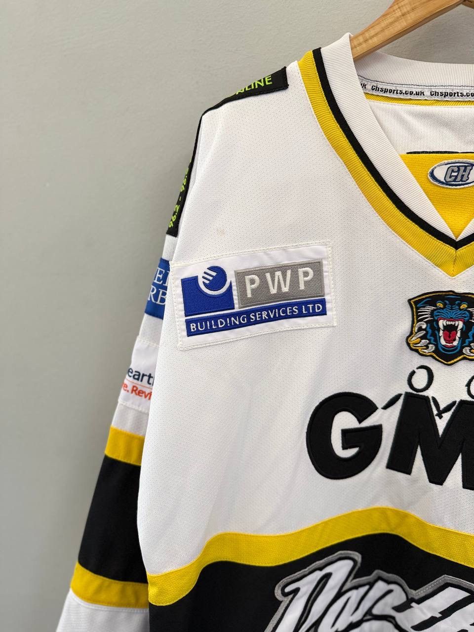 NHL NOTTINGHAM PANTHERS HOCKEY SHIRT JERSEY CH sz M MEN WHITE Size US M / EU 48-50 / 2 - 3 Thumbnail