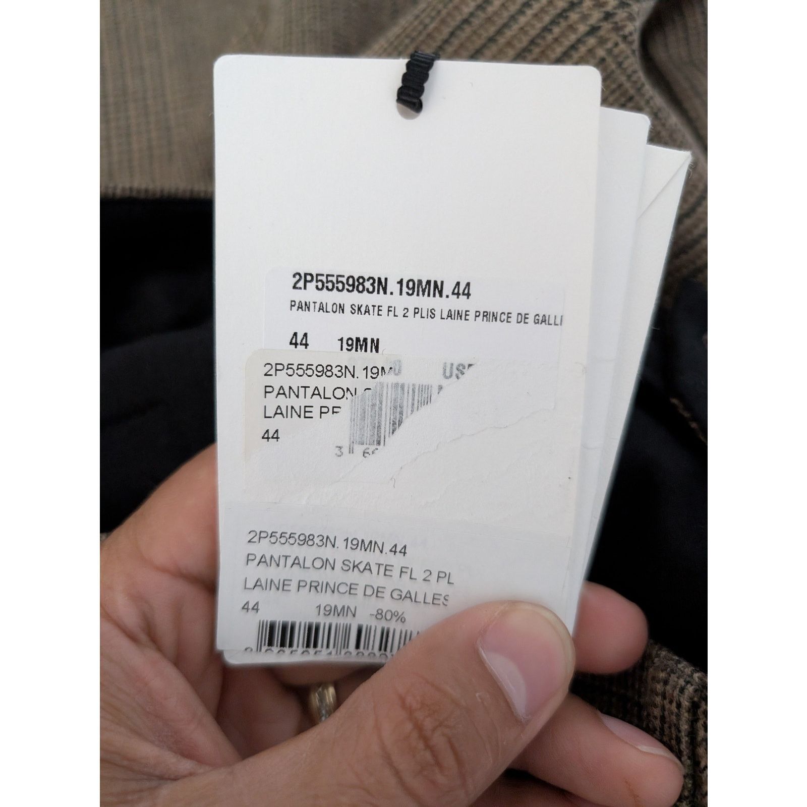 Celine o1rshd1 Pantalon Skate FL 2 Plis Causal Pants in Multicolor Size US 44 / EU 60 - 18 Thumbnail