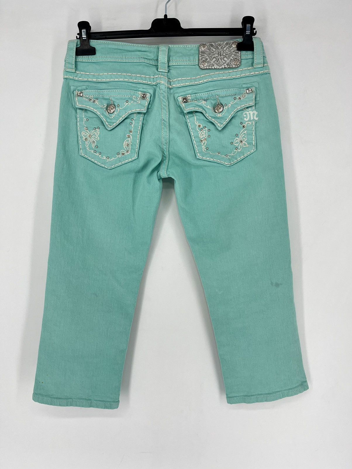 Japanese Brand × Miss Me Miss Me Easy cropped Jeans Women's Size 30 Blue Denim Size 30" / US 8 / IT 44 - 6 Thumbnail