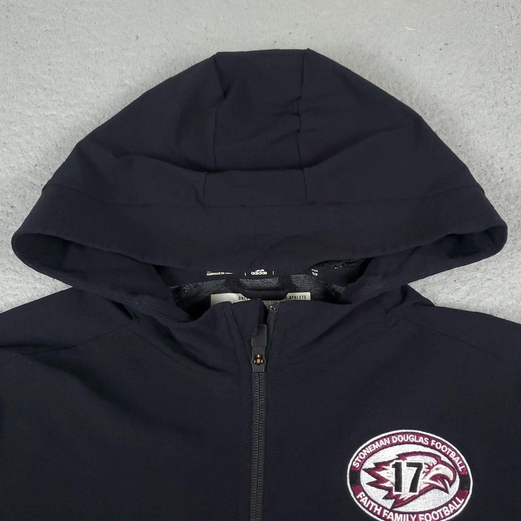 Adidas Adidas Hoodie Mens Size Small Black Full Zip Up Sweatshirt Size US S / EU 44-46 / 1 - 2 Thumbnail