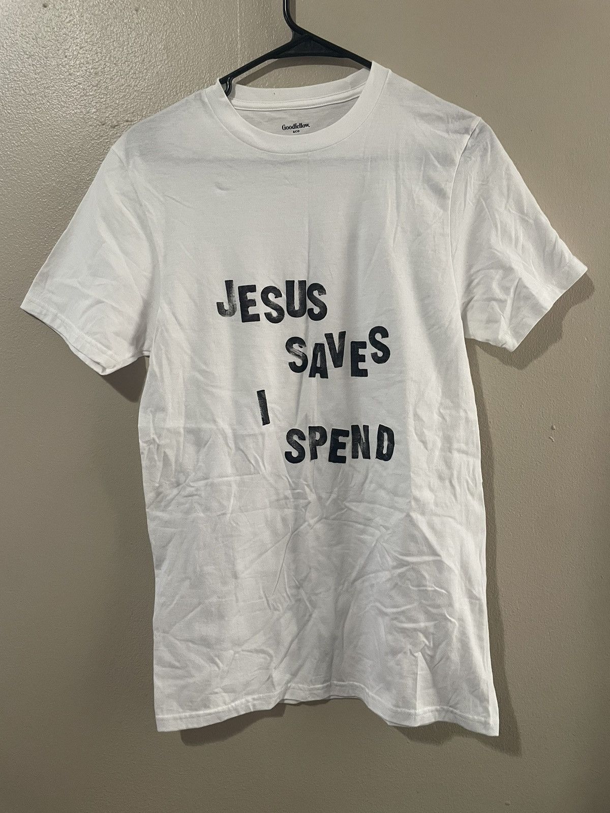 Handmade Jesus Saves I Spen Custom Tee Size US S / EU 44-46 / 1 - 1 Thumbnail