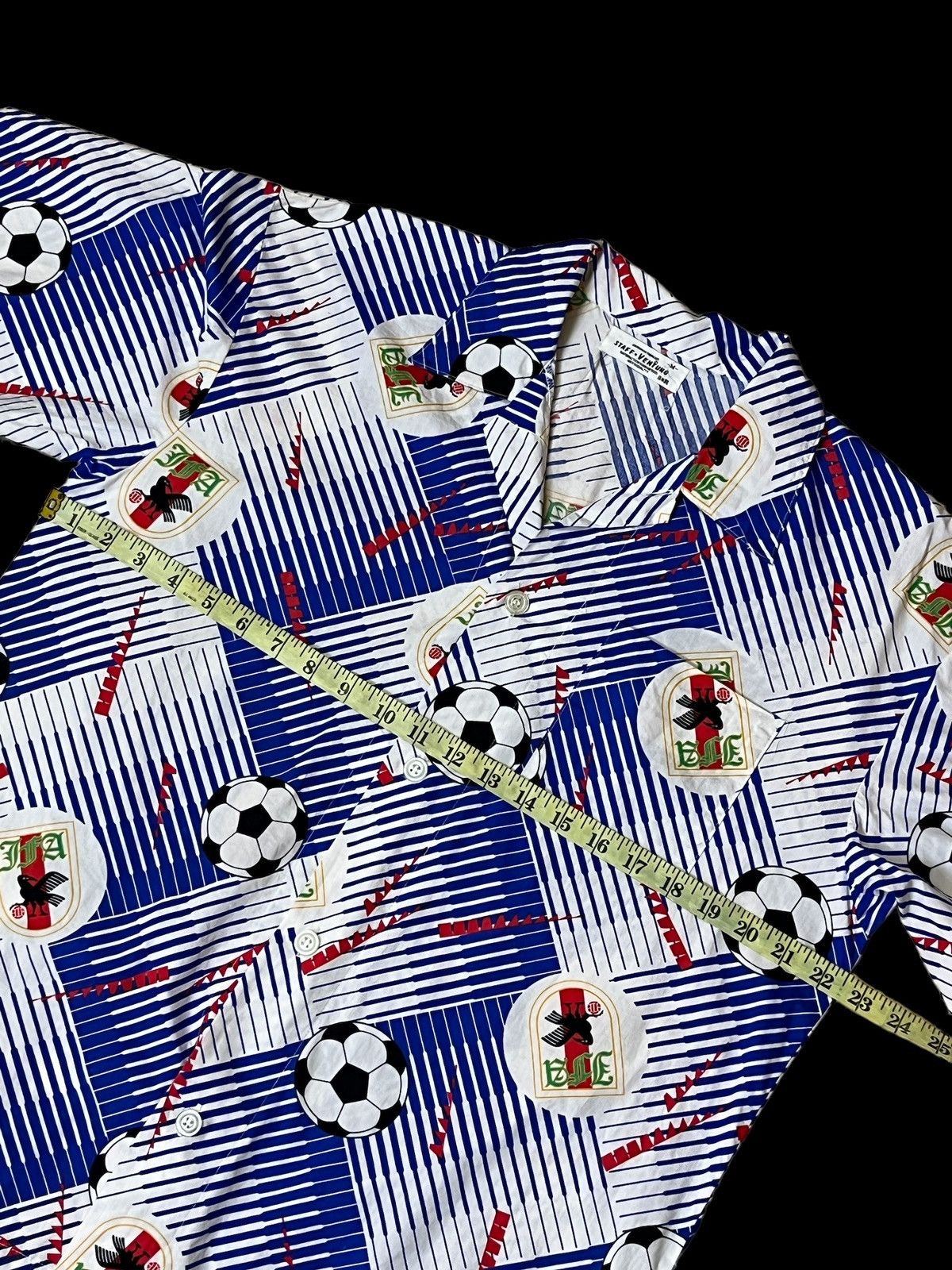Sports Specialties VINTAGE JFA JAPAN NATIONAL TEAM FC 3/4 HAND BUTTON UPS SHIRT Size US L / EU 52-54 / 3 - 10 Thumbnail